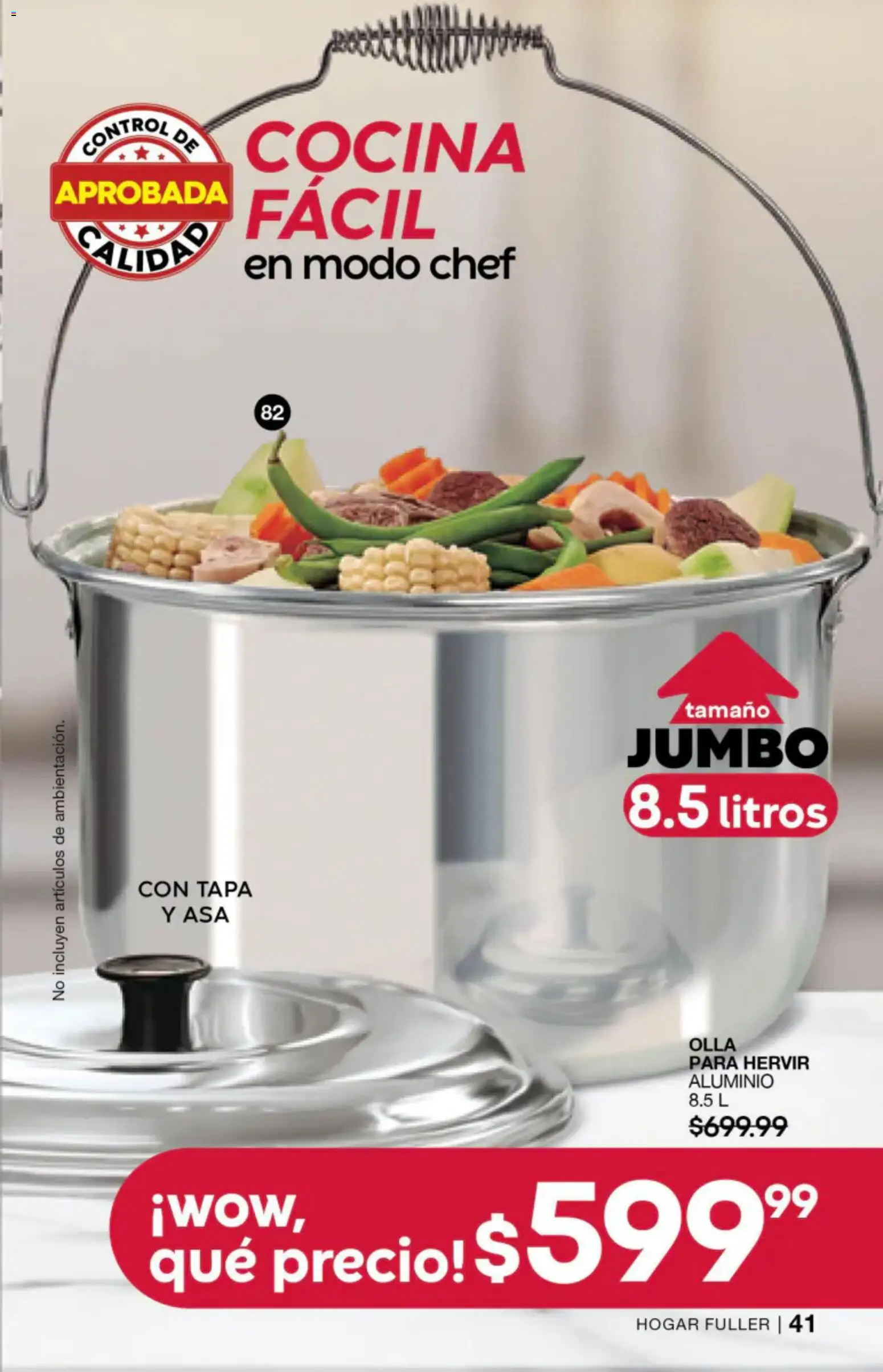 Nuevas ofertas de Fuller válidas en toda la República Mexicana desde el 08/07/2026. ¡Encuentra las mejores ofertas en Fuller campaña 7 2026! | Página: 35 | Productos: Cocina, Olla