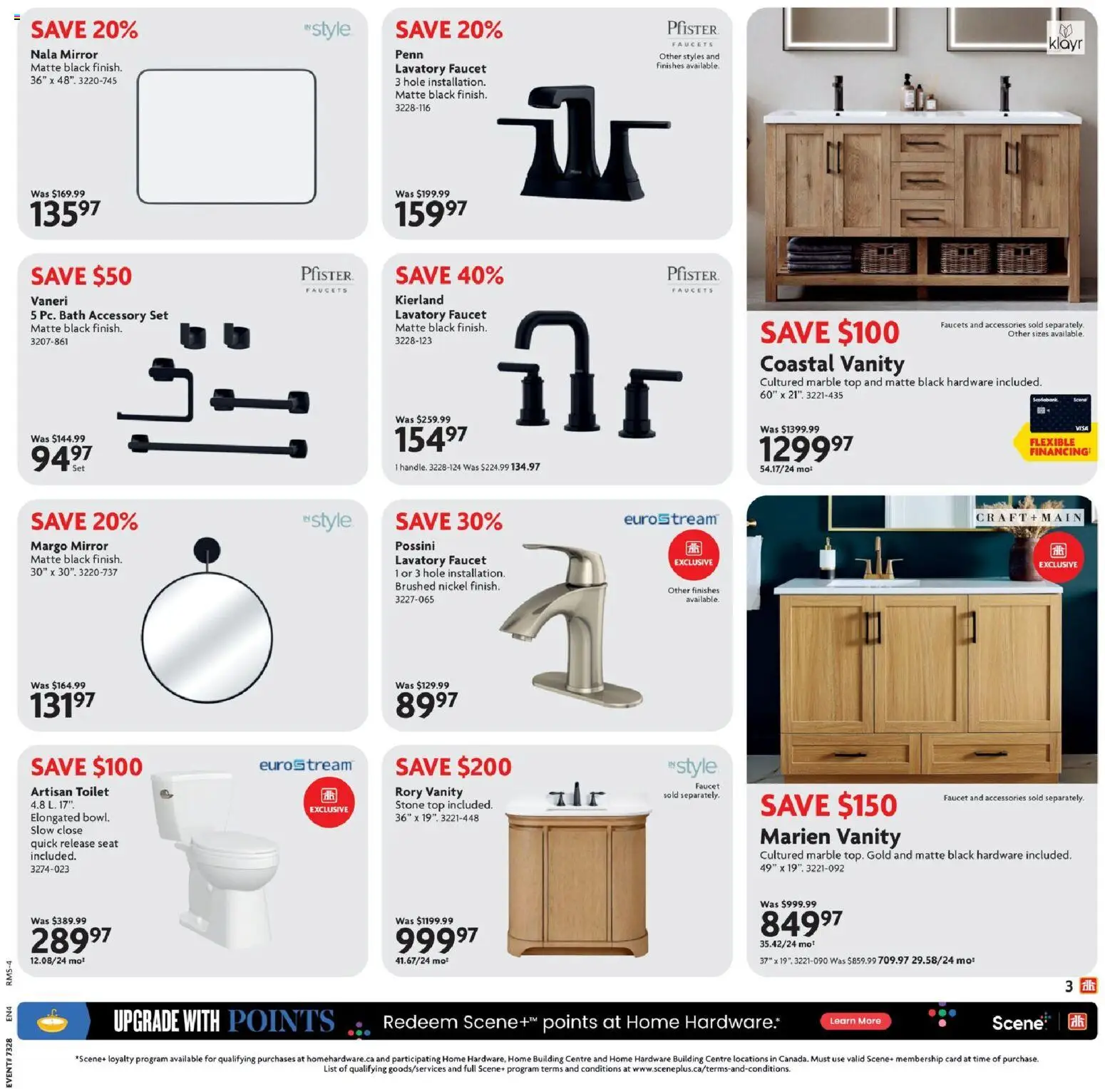 Home Hardware flyer valid from Jul 9, 2026 | Page: 3 | Products: Bath, Mirror