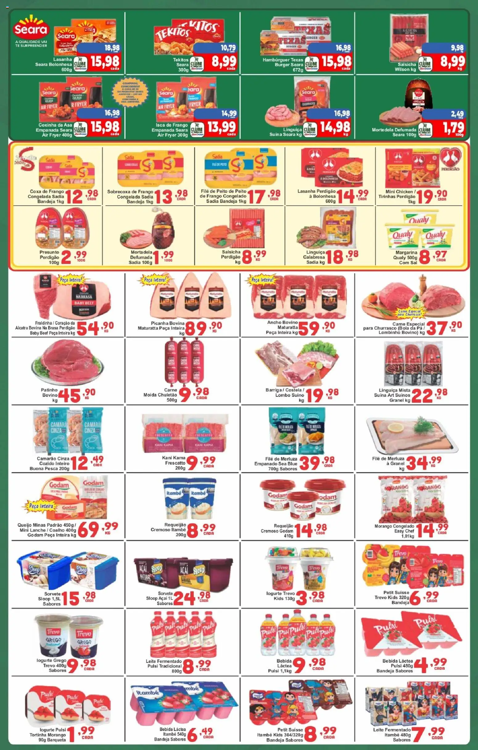 Rede Super Compras Folheto - válido de 18/09/2026 | Página: 3 | Produtos: Alcatra, Mortadela, Chuletão, Margarina