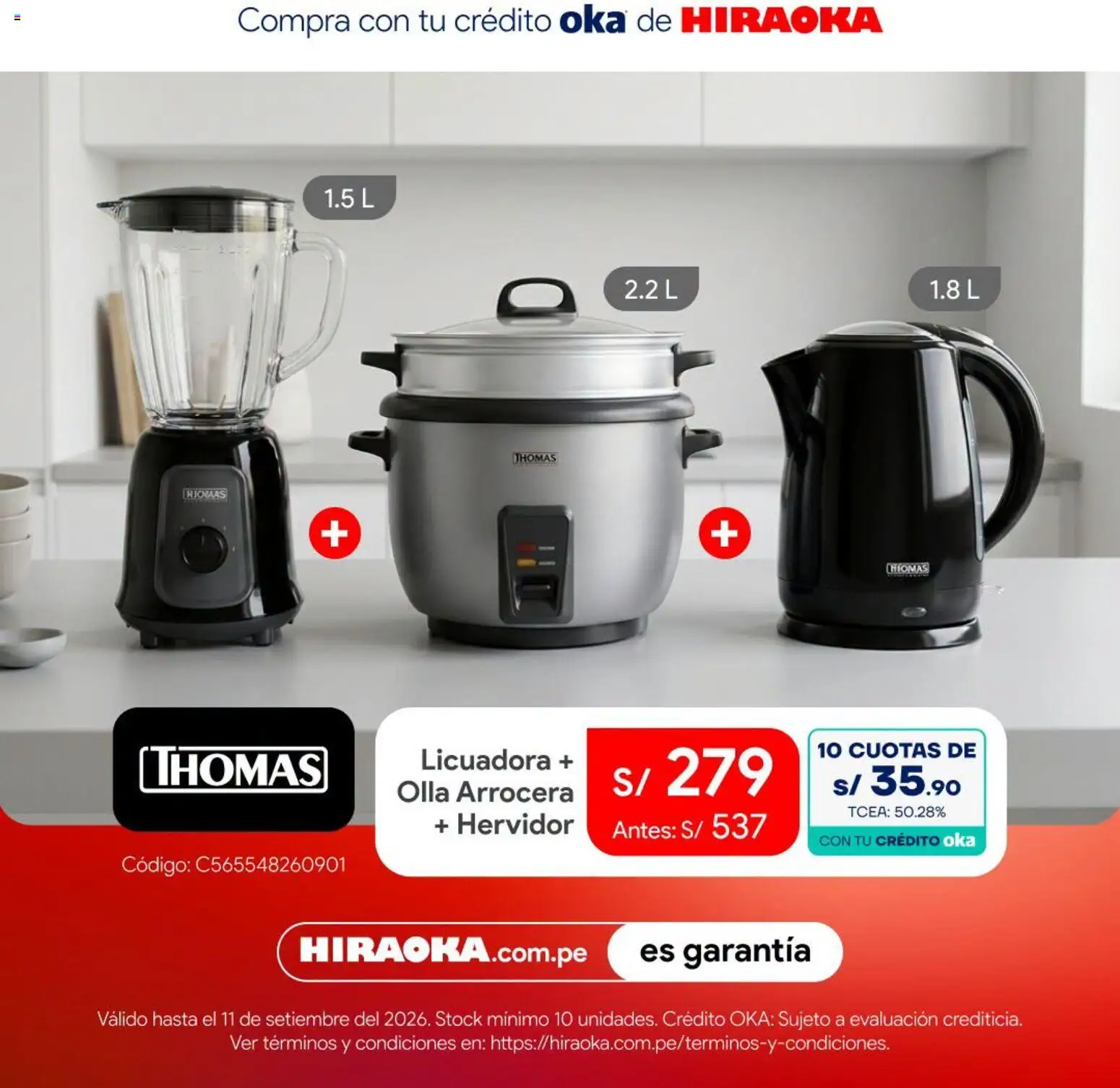 Catálogo Hiraoka válido desde 08/09/2026 | Página: 6