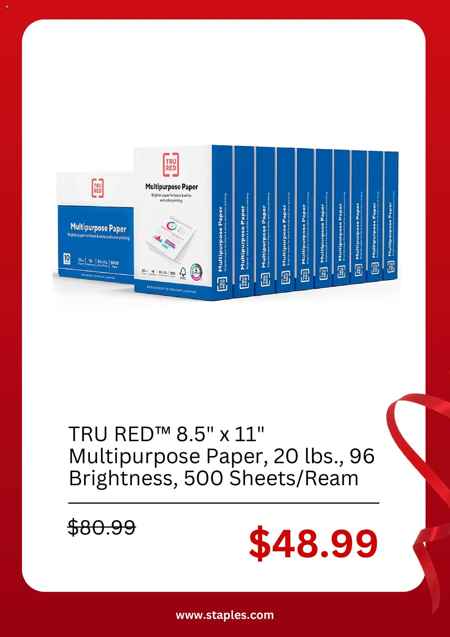 The new Staples flyer is now online. See all May offers on your mobile and save! | United States