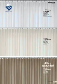 Vista previa de Andrea catálogo Outlet, nuevo folleto de la tienda, válido en México a partir del 26/07/2026 | Página: 501 | Productos: Café, Cortinas