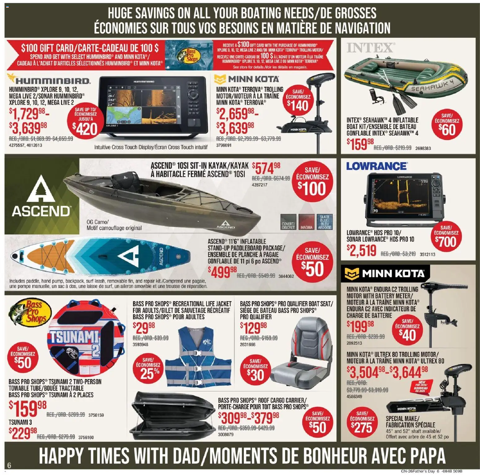 Cabelas flyer valid from 04.06.2026 | Page: 6 | Products: Navigation, Battery, Jacket