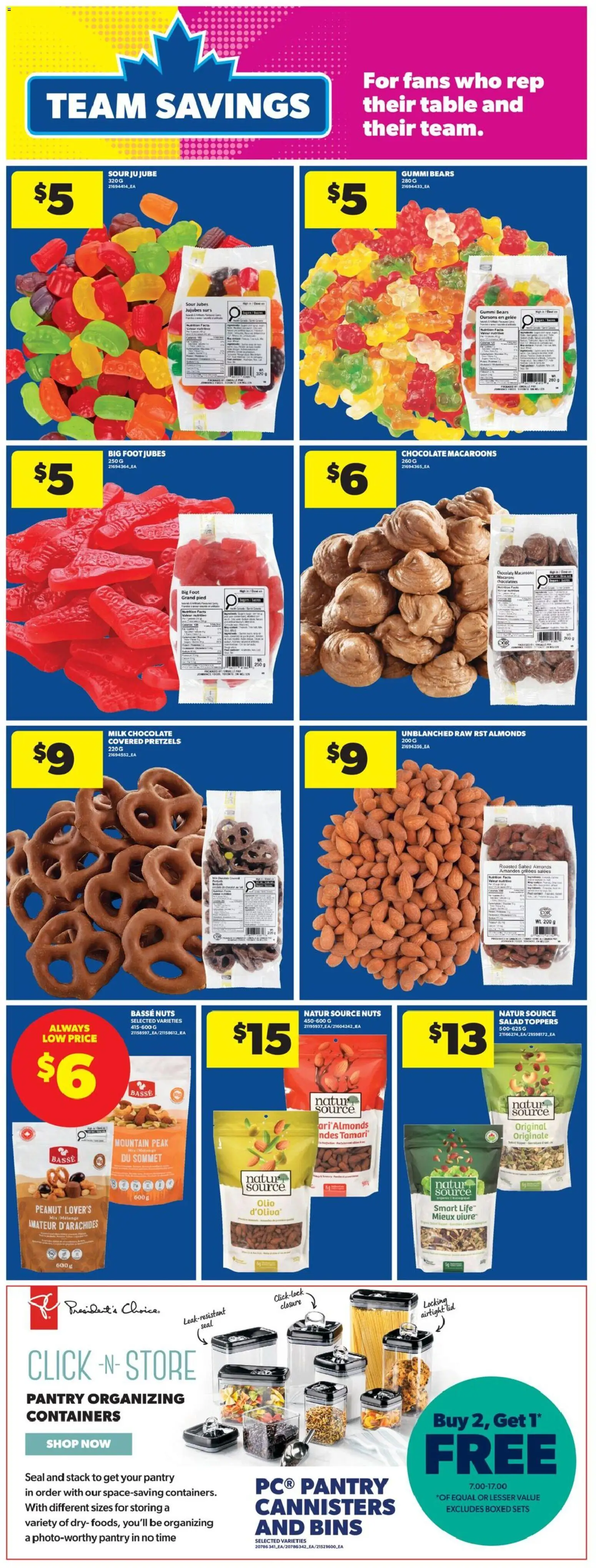 Real Canadian Superstore flyer valid from Jul 16, 2026 | Page: 25 | Products: Nuts, Salad, Table, Milk