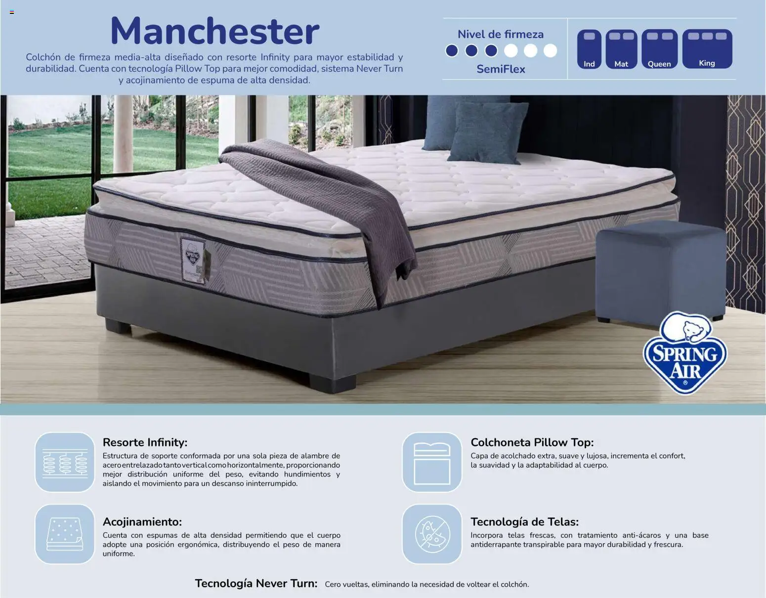 Nuevas ofertas de Muebles Dico válidas en toda la República Mexicana desde el 01/05/2026. ¡Encuentra las mejores ofertas en Muebles Dico catálogo Colchones! | Página: 2 | Productos: Colchoneta, Colchón, Top, Acolchado