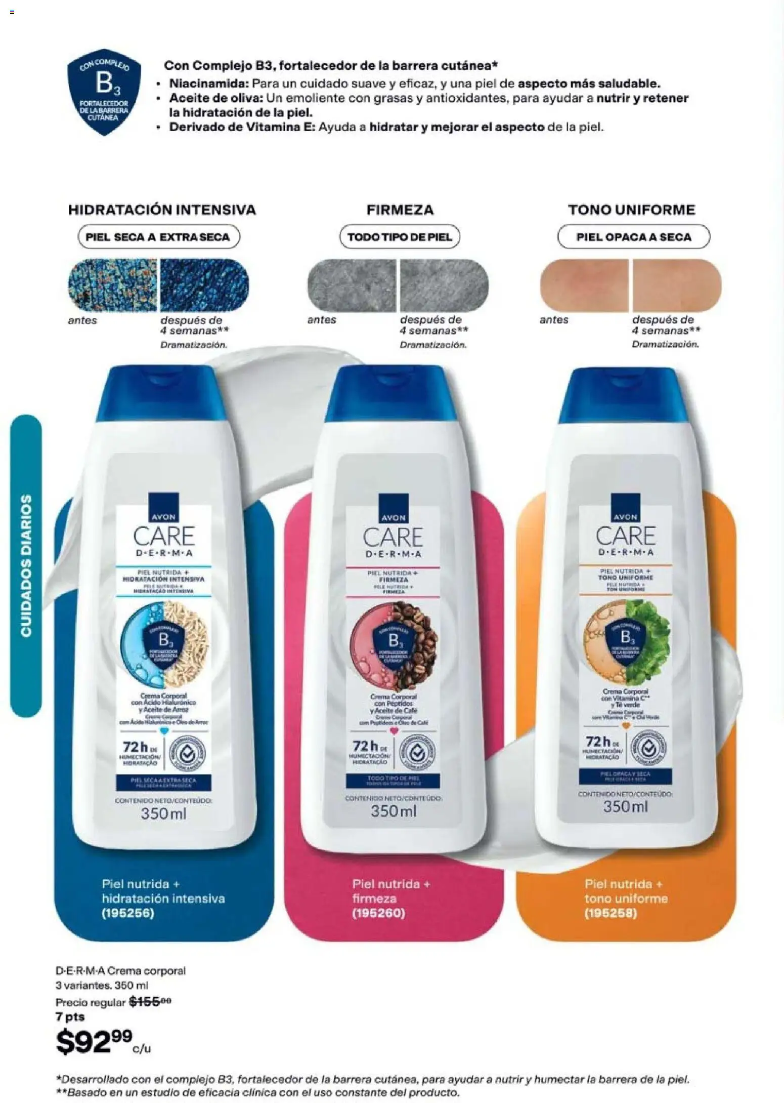 Nuevas ofertas de AVON válidas en toda la República Mexicana desde el 20/08/2026. ¡Encuentra las mejores ofertas en AVON campaña 12 2026! | Página: 132 | Productos: Crema, Arroz, Té, Crema corporal