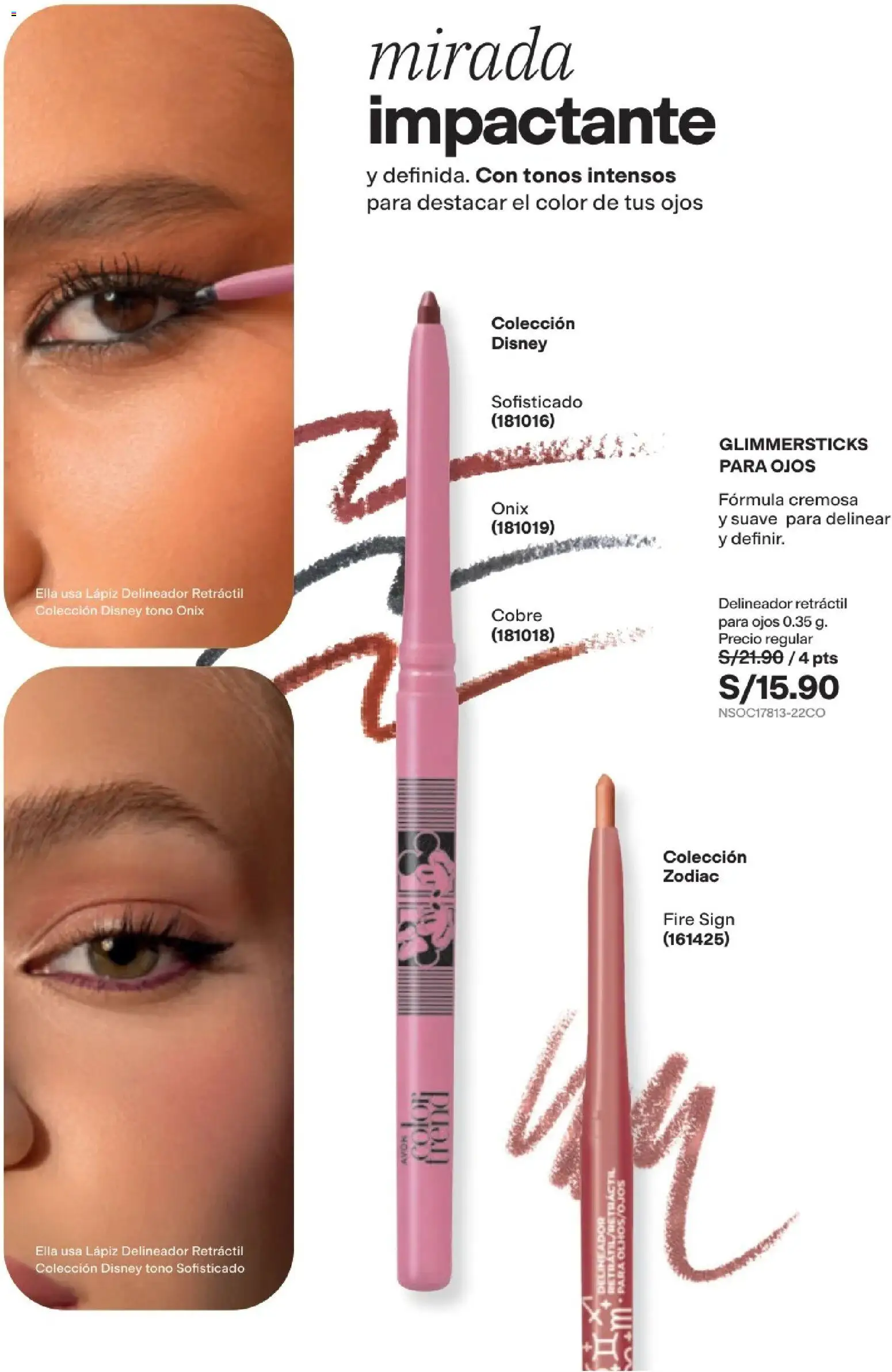 Catálogo Avon válido desde 15/09/2026 | Página: 46 | Productos: Delineador, Cobre