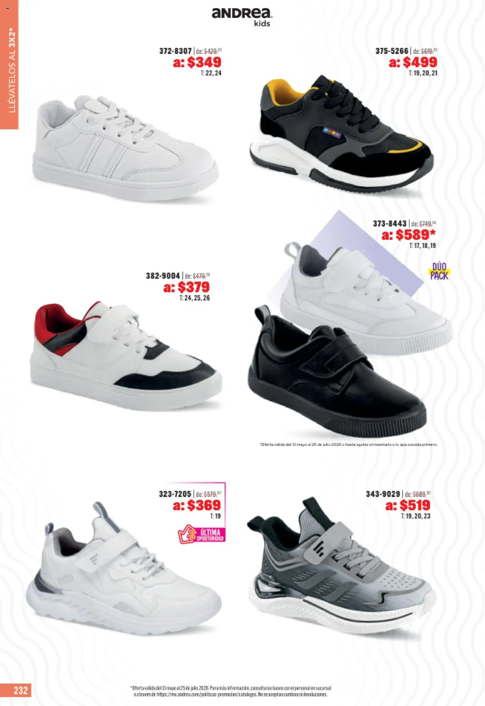 Nuevas ofertas de Andrea válidas en toda la República Mexicana desde el 31.05.2026. ¡Encuentra las mejores ofertas en Andrea catálogo Outlet! | Página: 232