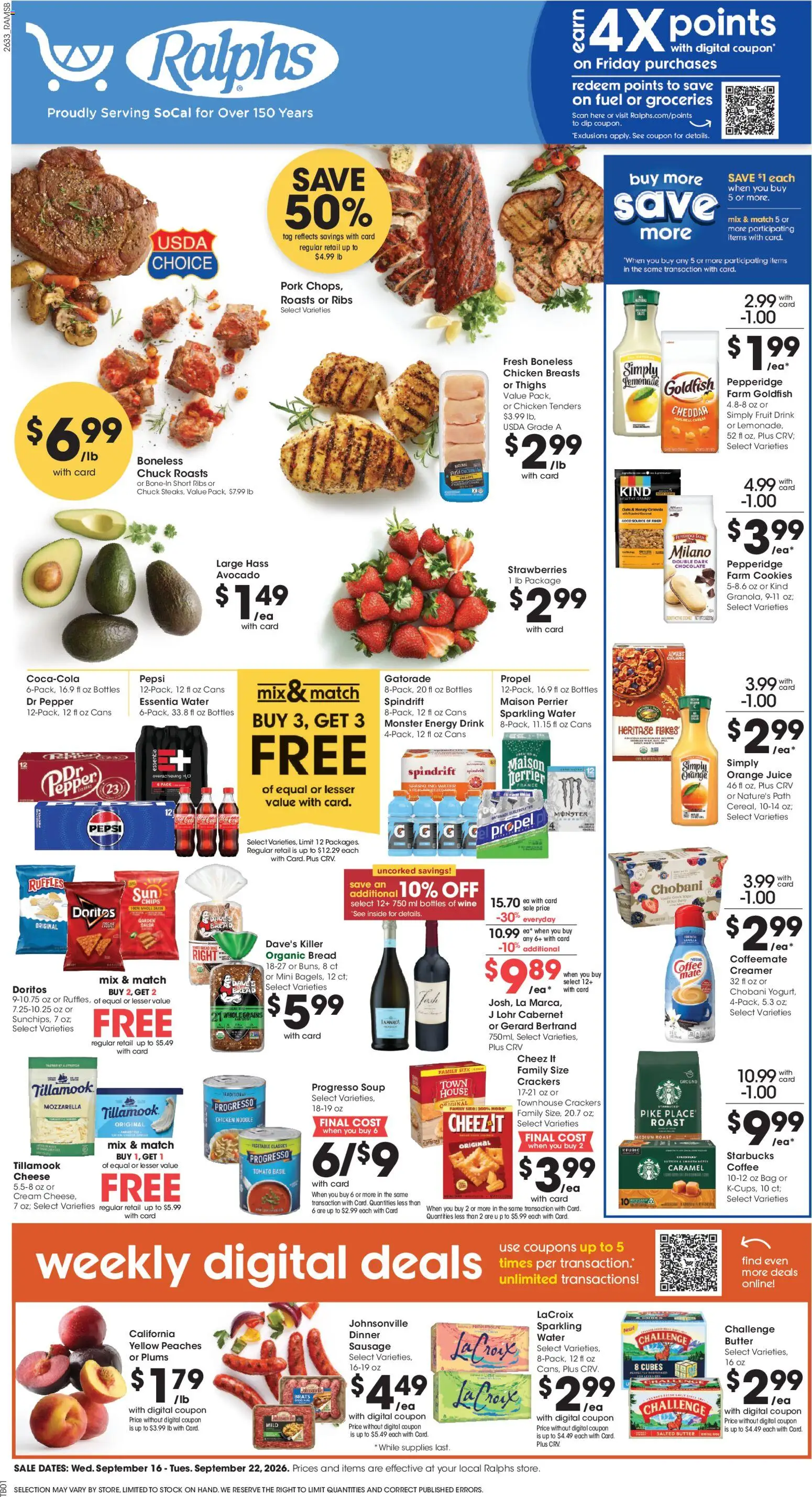 Ralphs Weekly Ad - valid from 09/16/2026 | Page: 1