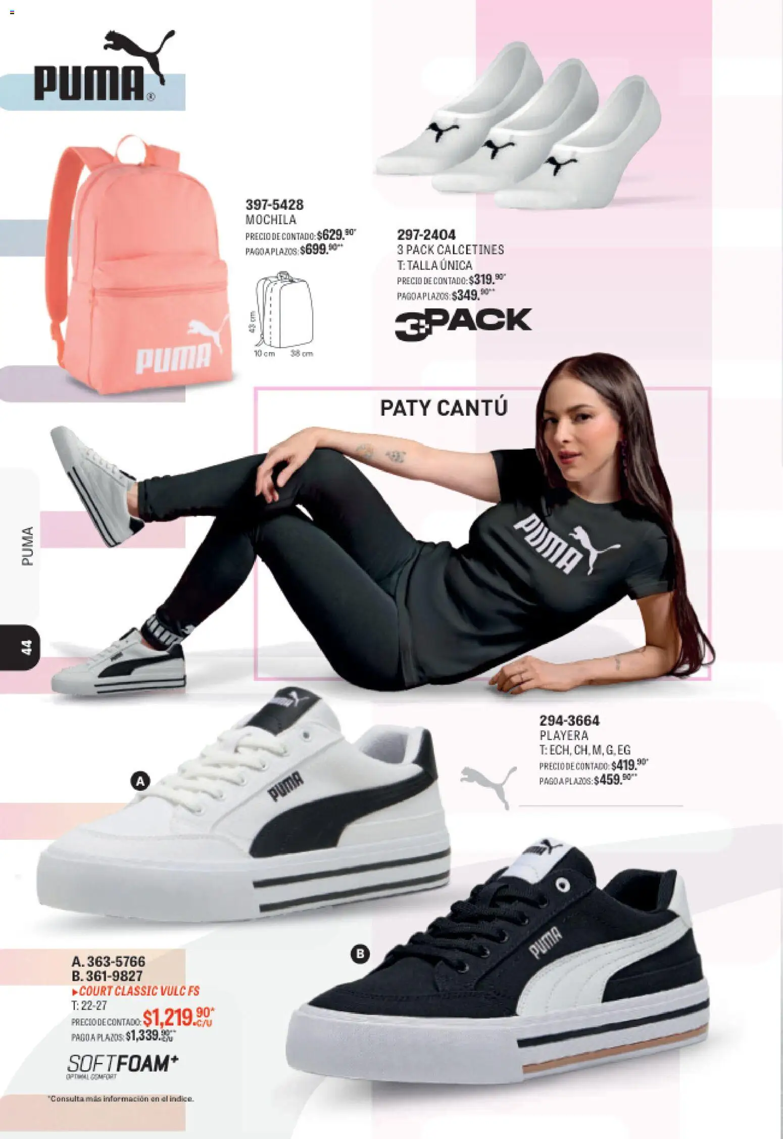 Nuevas ofertas de Andrea válidas en toda la República Mexicana desde el 23/08/2026. ¡Encuentra las mejores ofertas en Andrea catálogo Sport! | Página: 33 | Productos: Mochila, Calcetines, Playera