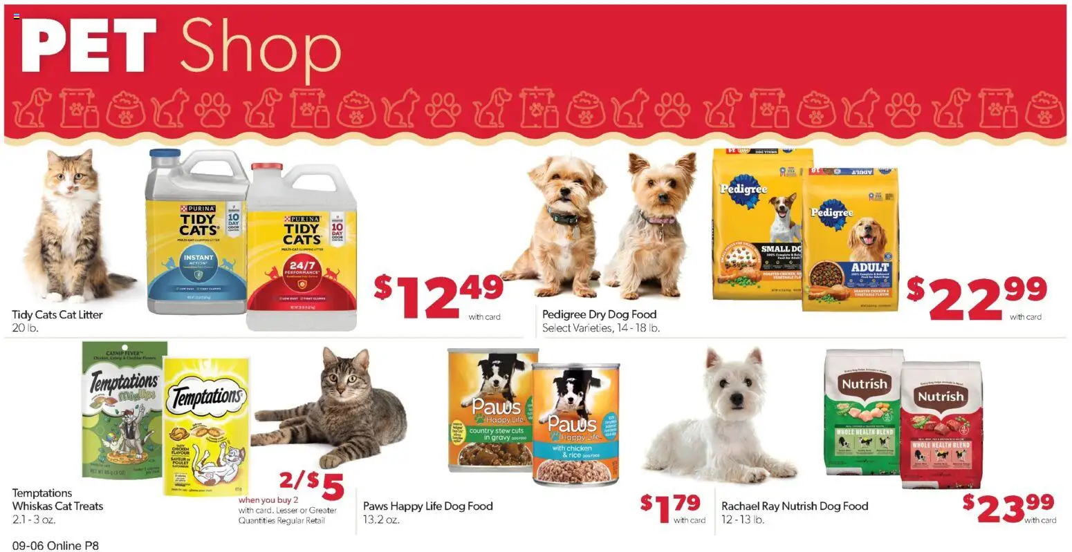 Family Fare Weekly Ad - NE - valid from 09/06/2026 | Page: 12 | Products: Dog Food, Cat Litter, Chicken, Rice