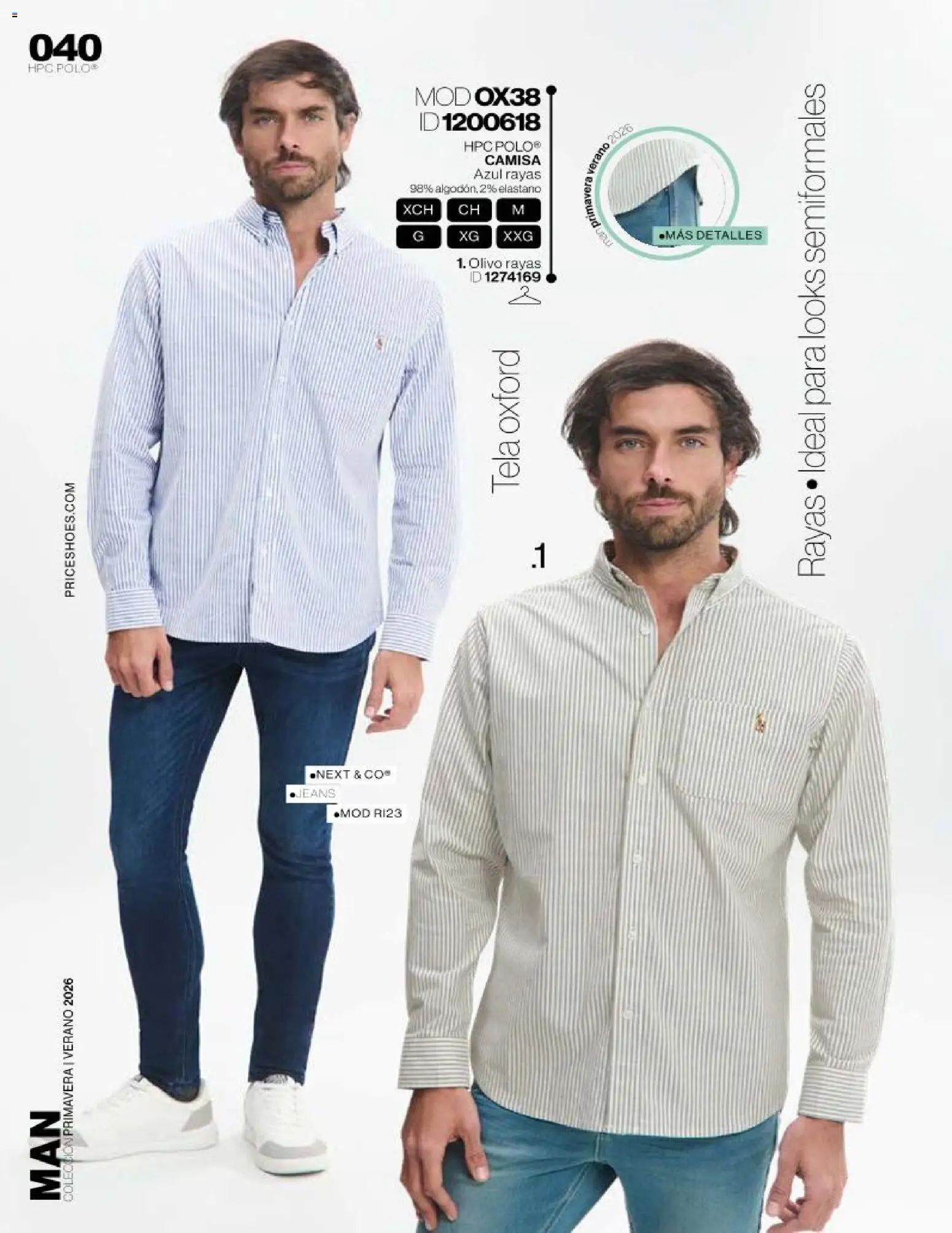 Nuevas ofertas de Price Shoes válidas en toda la República Mexicana desde el 03.04.2026. ¡Encuentra las mejores ofertas en Price Shoes catálogo Man! | Página: 40 | Productos: Camisa