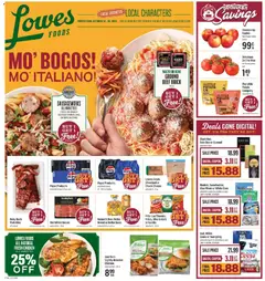 Preview of Lowes Foods weekly ads valid from 10/14/2026