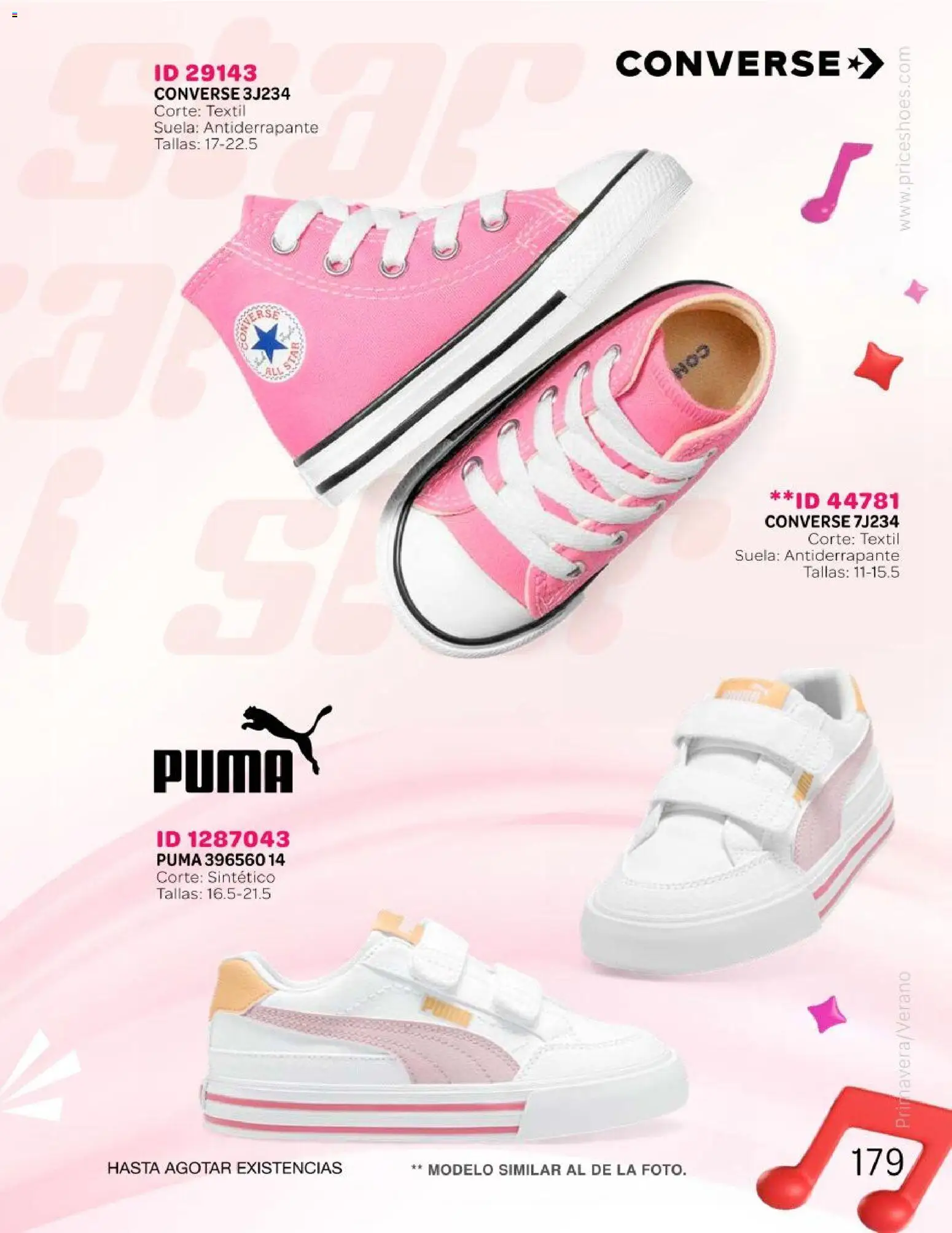 Nuevas ofertas de Price Shoes válidas en toda la República Mexicana desde el 25.04.2026. ¡Encuentra las mejores ofertas en Price Shoes catálogo Kids todo en uno! | Página: 179