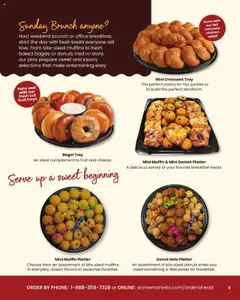Preview of Acme weekly ads valid from 10/03/2025 | Page: 7 | Products: Croissant, Tea, Salad, Donut
