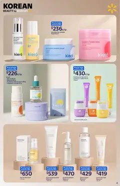 Vista previa de Walmart folleto Tu rutina K-Beauty a precios bajos., nuevo folleto de la tienda, válido en México a partir del 18/09/2026 | Página: 4