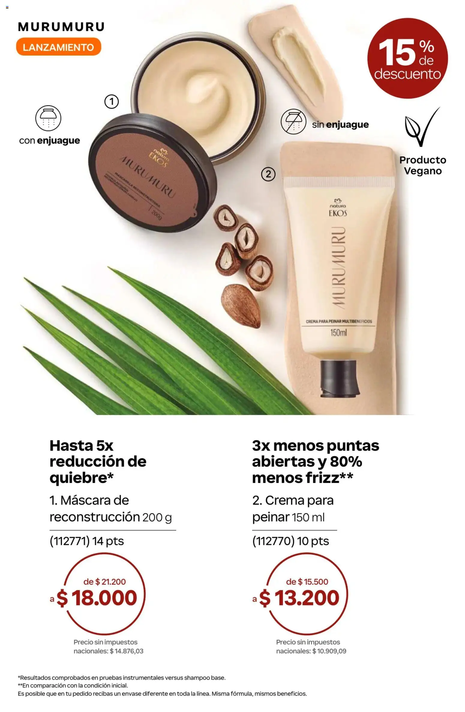 Catálogo Natura Ciclo 7 │ válido desde el 06.05.2026 | Página: 252 | Productos: Máscara, Shampoo, Crema