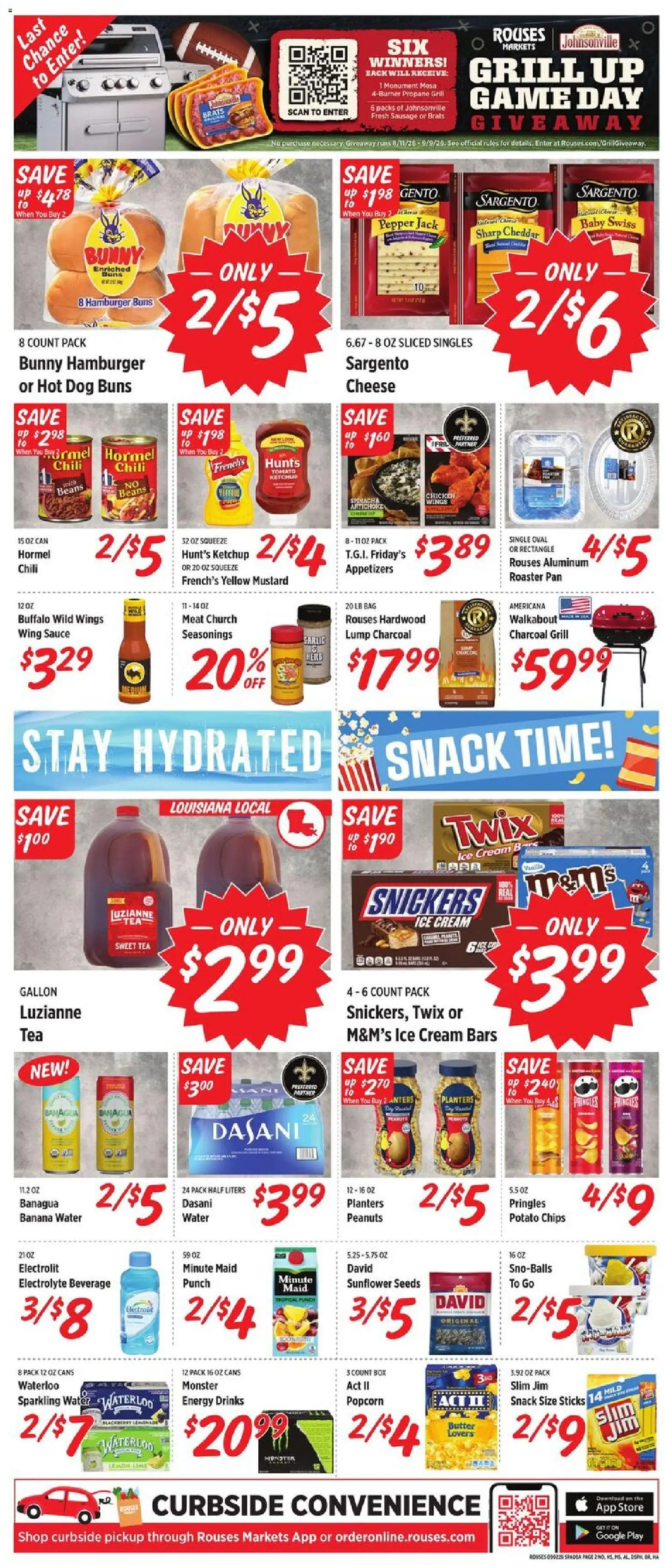 Rouses Weekly Ad - valid from 09/02/2026 | Page: 5 | Products: Charcoal, Box, Lemon, Game