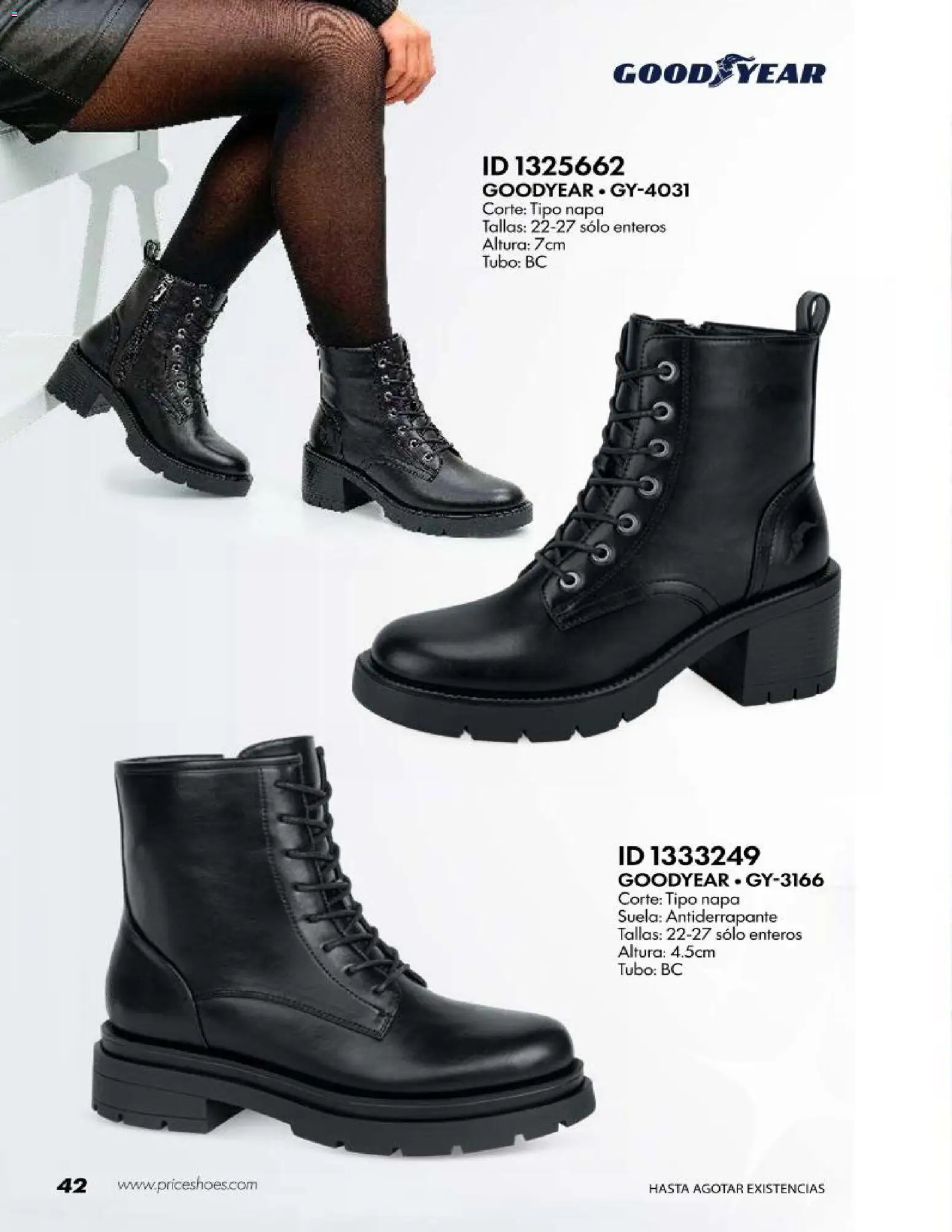 Nuevas ofertas de Price Shoes válidas en toda la República Mexicana desde el 20/10/2026. ¡Encuentra las mejores ofertas en Price Shoes catálogo Good Year! | Página: 42