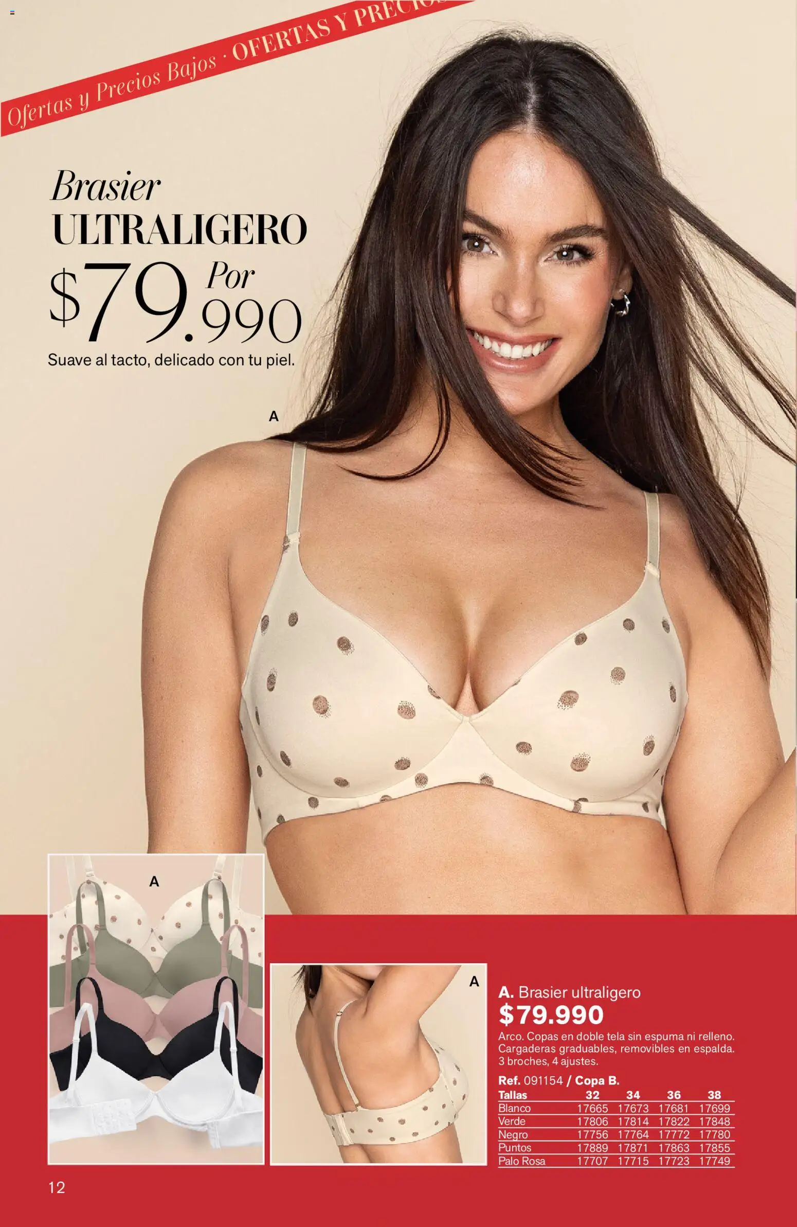 Leonisa revista - valida desde el 25/06/2026 | Página: 12 | Productos: Espuma, Brasier