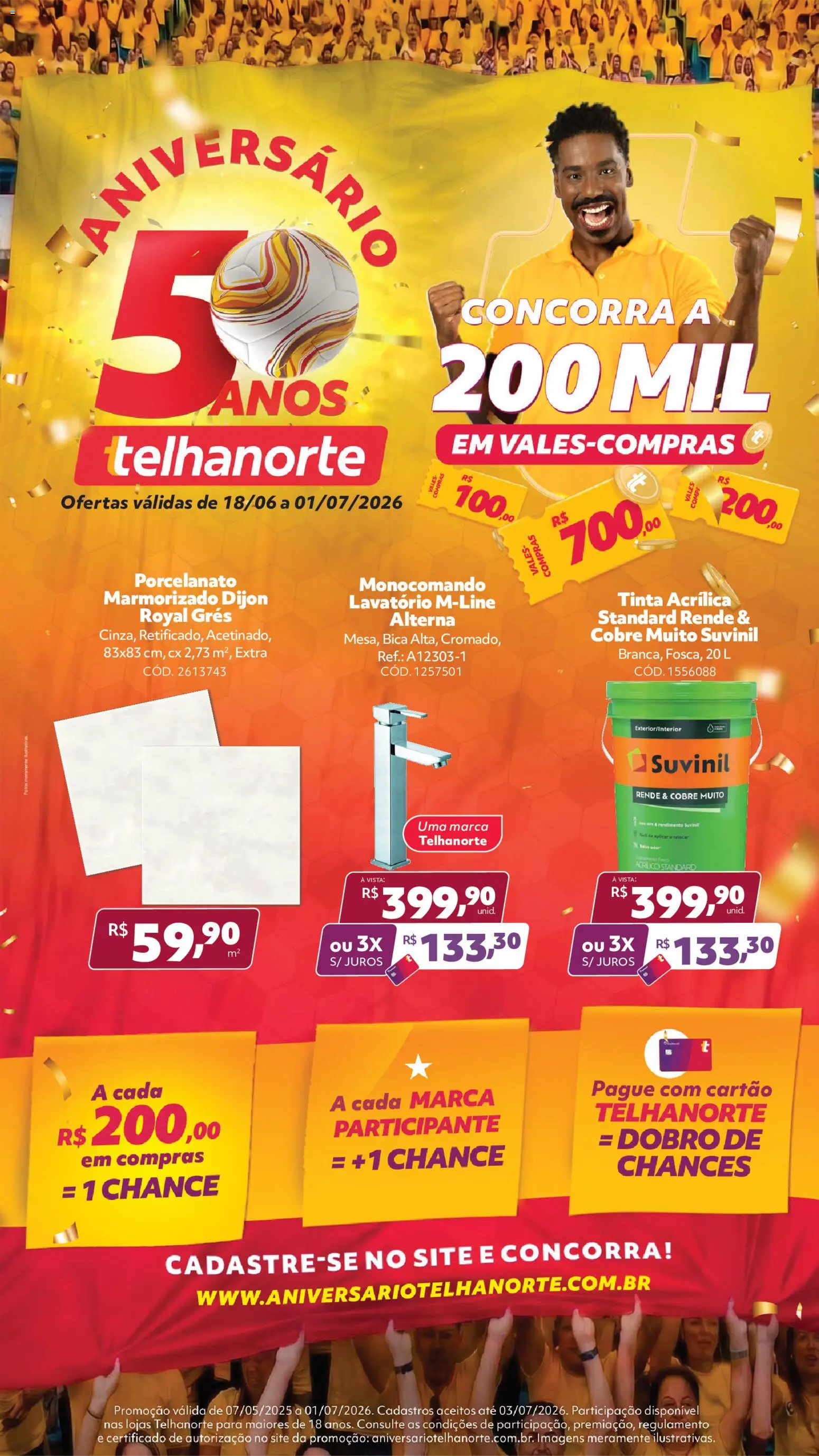 Telhanorte Folheto - válido de 18.06.2026 | Página: 1