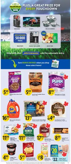 Preview of Save on foods weekly flyer / circulaire from shop Save on foods valid from Jul 2, 2026 | Page: 31 | Products: Cream, Ice cream, Chicken wings, Chicken