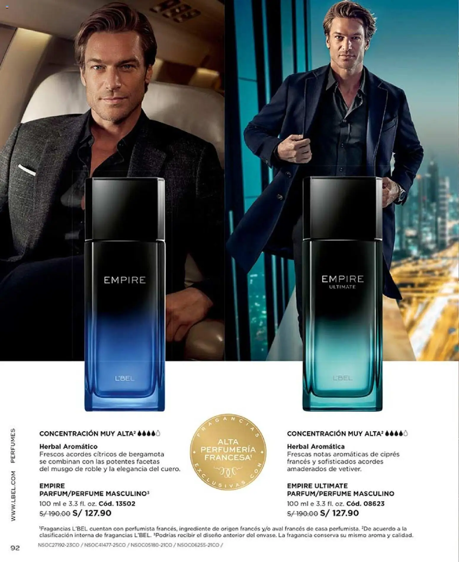 Catálogo L'Bel válido desde 02/08/2026 | Página: 92 | Productos: Perfumes, Fragancia