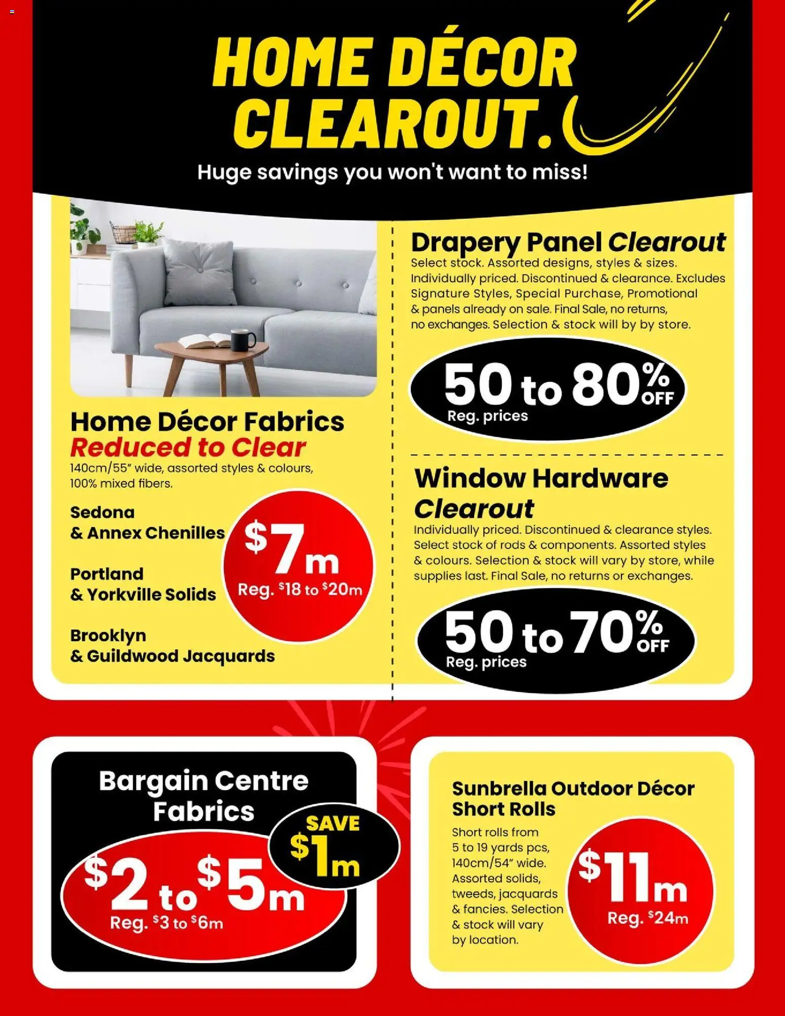 Fabricland flyer valid from Aug 1, 2026 | Page: 13