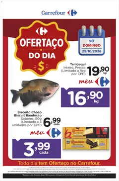 Carrefour ofertas do Dia - Pré-Visualização do folheto da loja Carrefour, válido de 25/10/2026