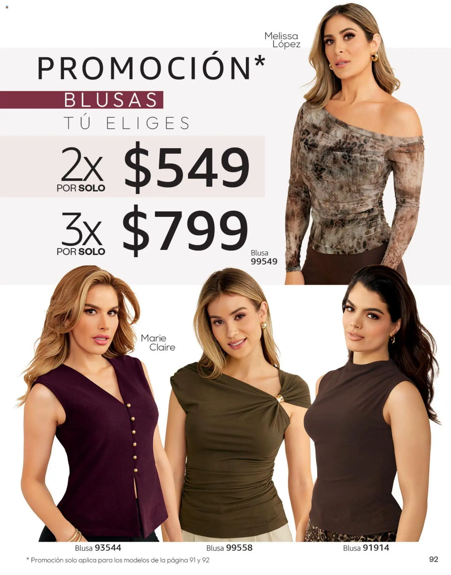 Nuevas ofertas de Cklass válidas en toda la República Mexicana desde el 08/07/2026. ¡Encuentra las mejores ofertas en Cklass catálogo Secrets! | Página: 132 | Productos: Blusa