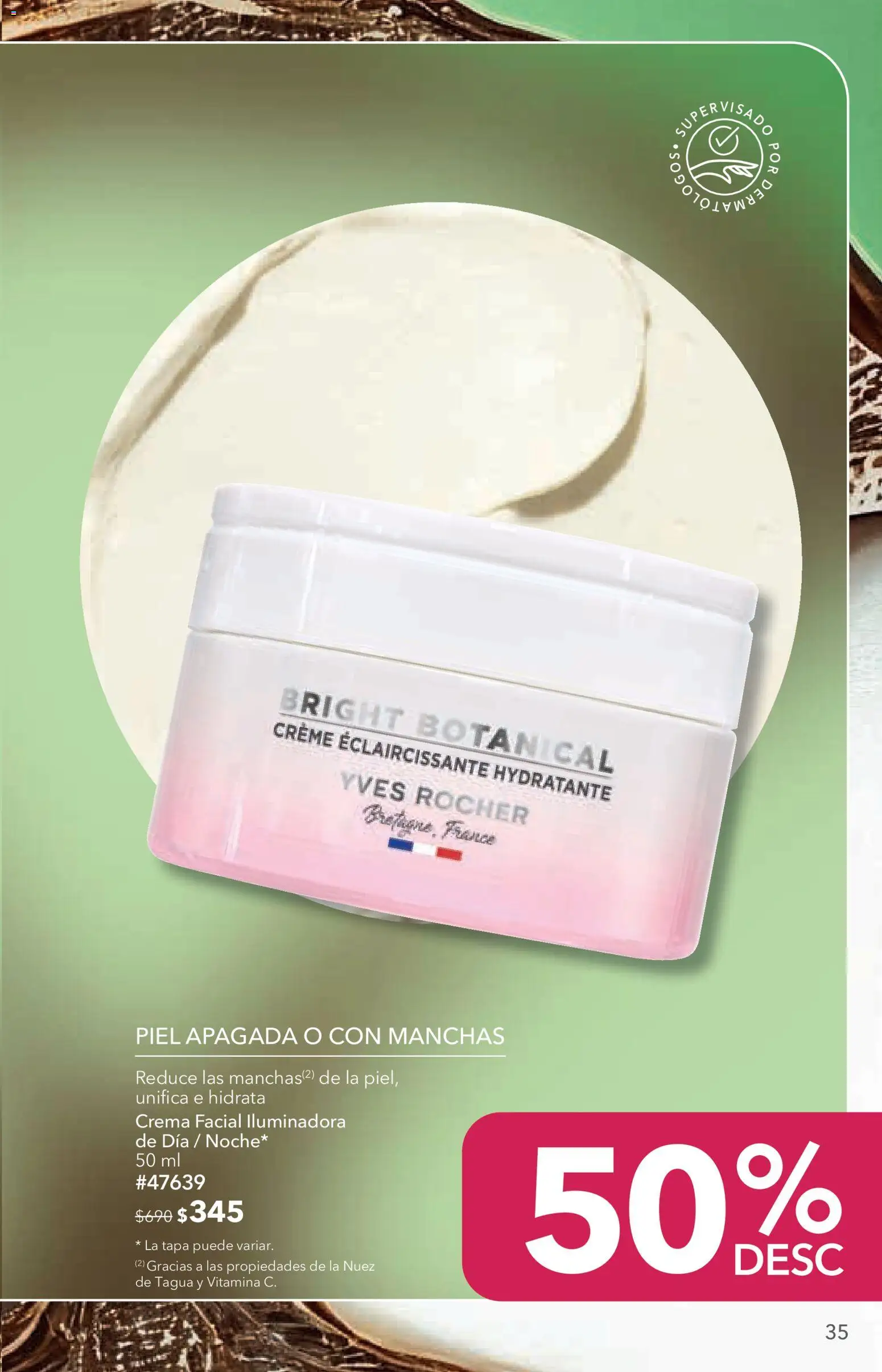 Nuevas ofertas de Yves Rocher válidas en toda la República Mexicana desde el 14/07/2026. ¡Encuentra las mejores ofertas en Yves Rocher campaña 10 2026! | Página: 35 | Productos: Crema, Nuez, Crema facial
