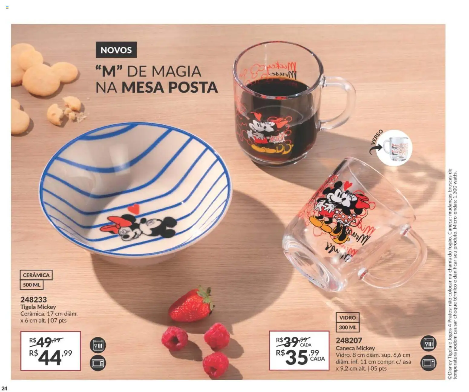 Avon Folheto - válido de 10/08/2026 | Página: 24 | Produtos: Mesa, Microondas, Jogos, Tigela