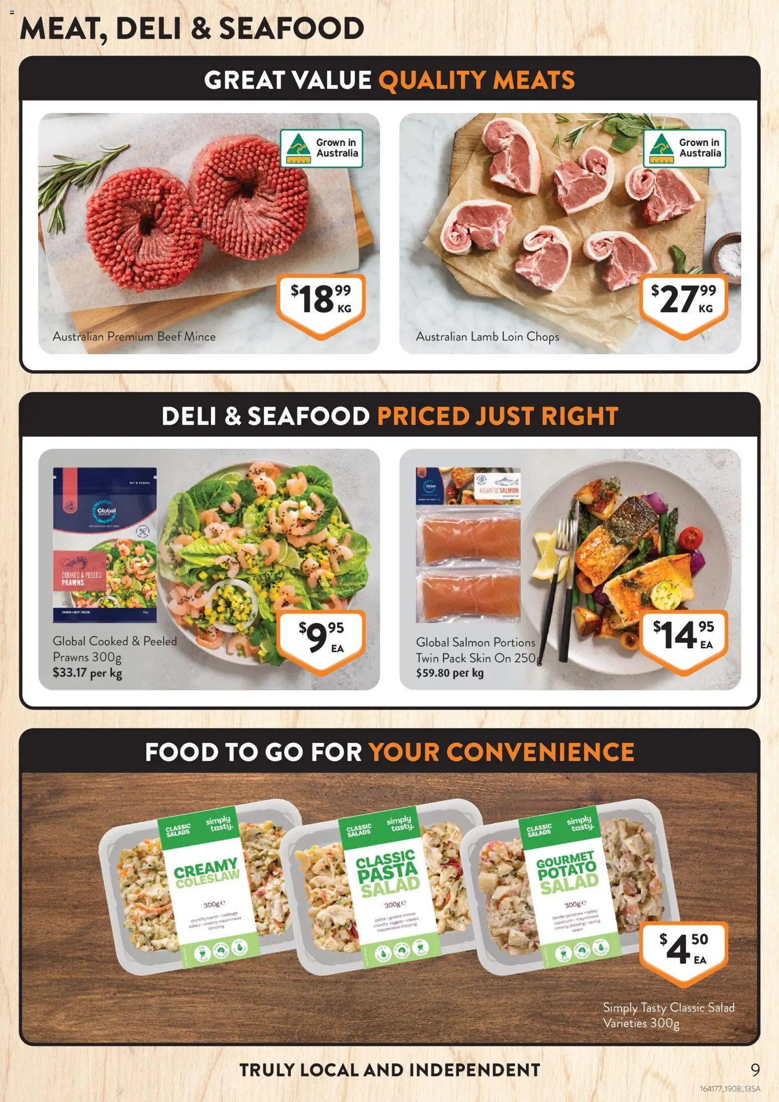 Foodworks catalogue - valid from 19/08/2026 | Page: 9 | Products: Food, Lamb, Beef, Salmon