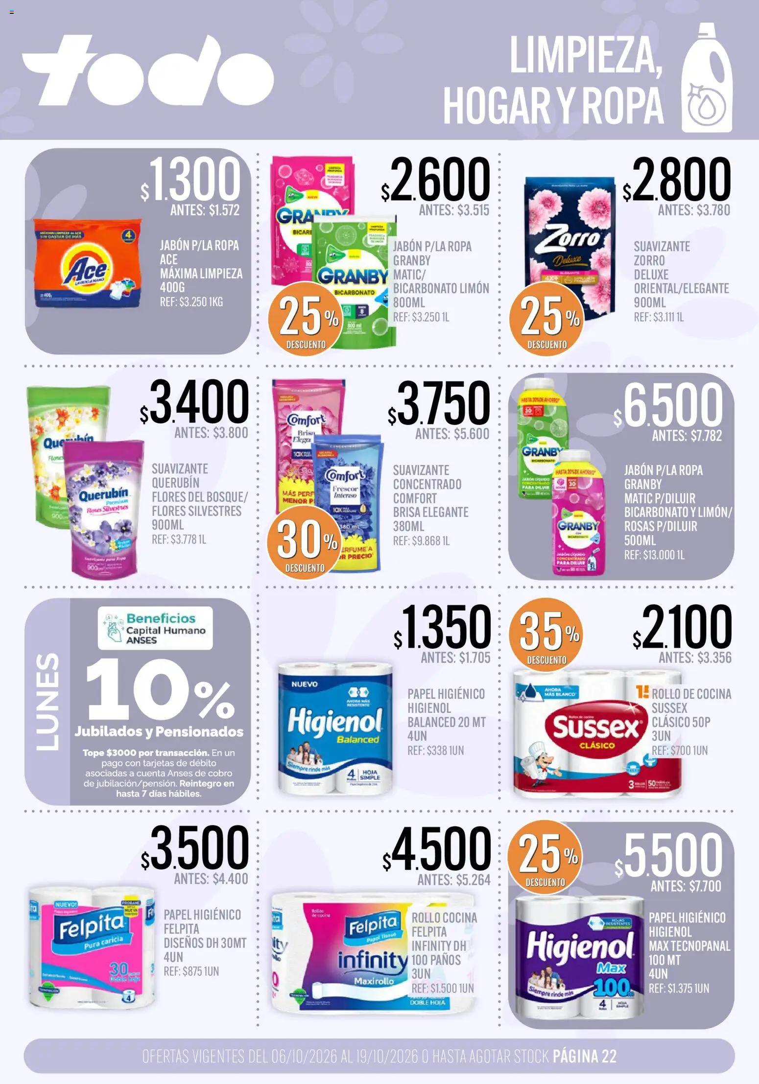 Supermercados TODO catálogo │ válido desde el 06/10/2026 | Página: 22