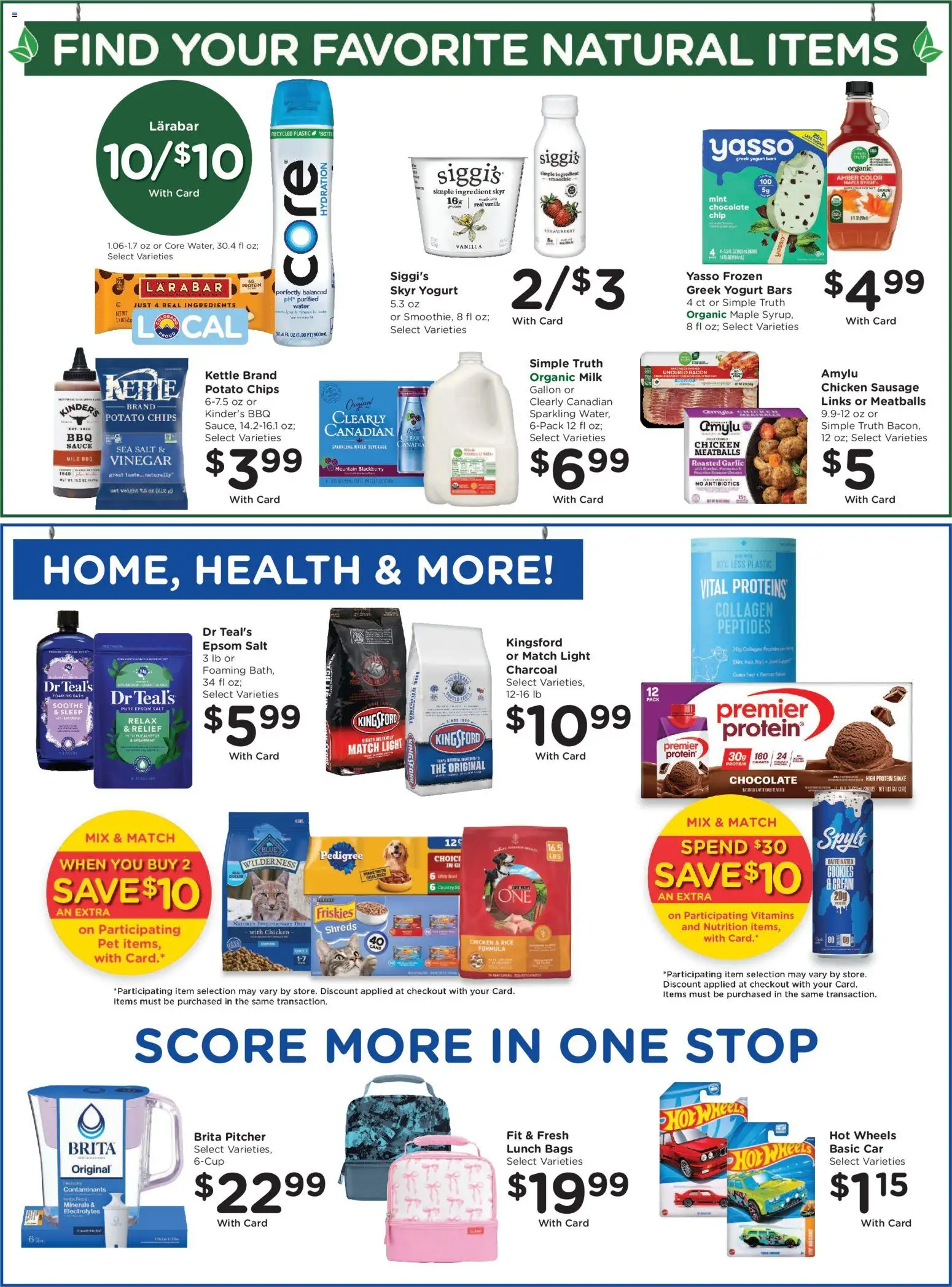 King Soopers Weekly Ad - valid from 07/08/2026 | Page: 10 | Products: Beef, Epsom Salt, Chocolate Chip, Kettle