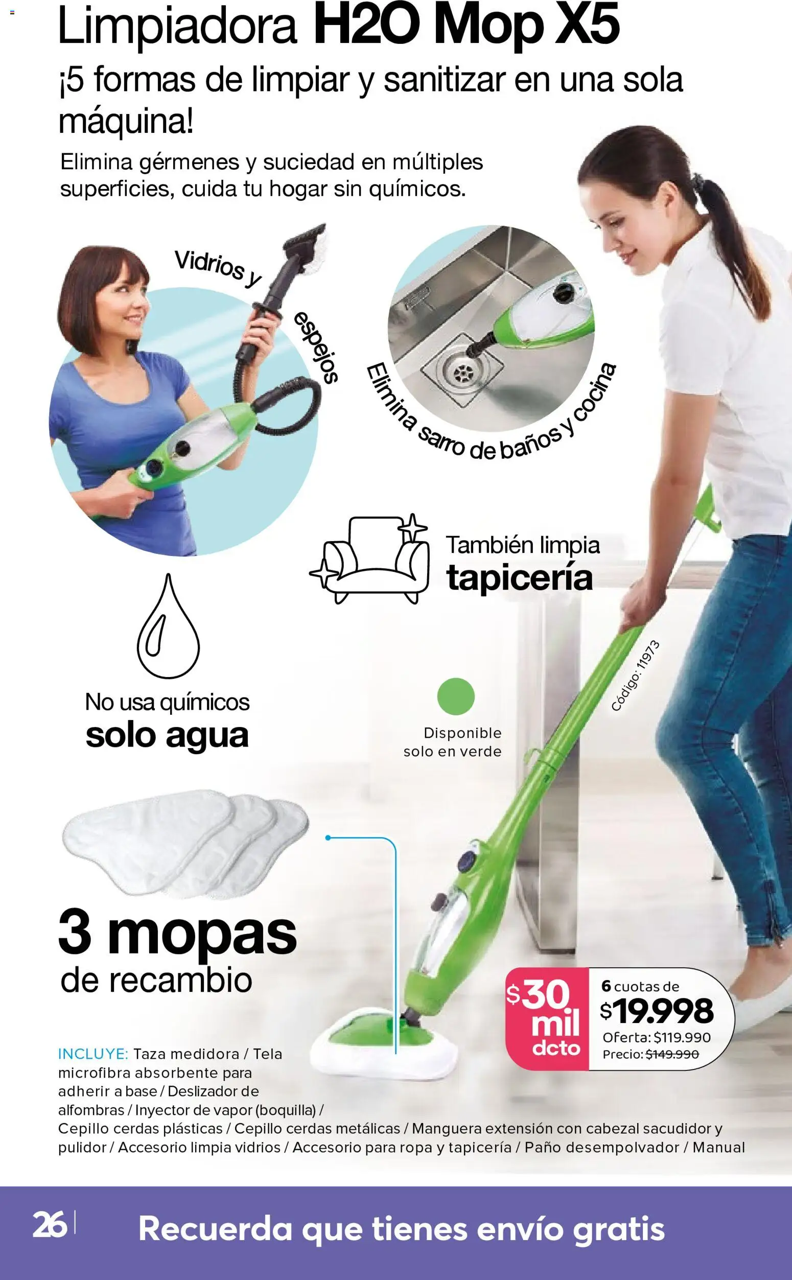 A3D Ofertas  │ válido desde el 10.04.2026 | Página: 26 | Productos: Agua, Cepillo, Base, Taza