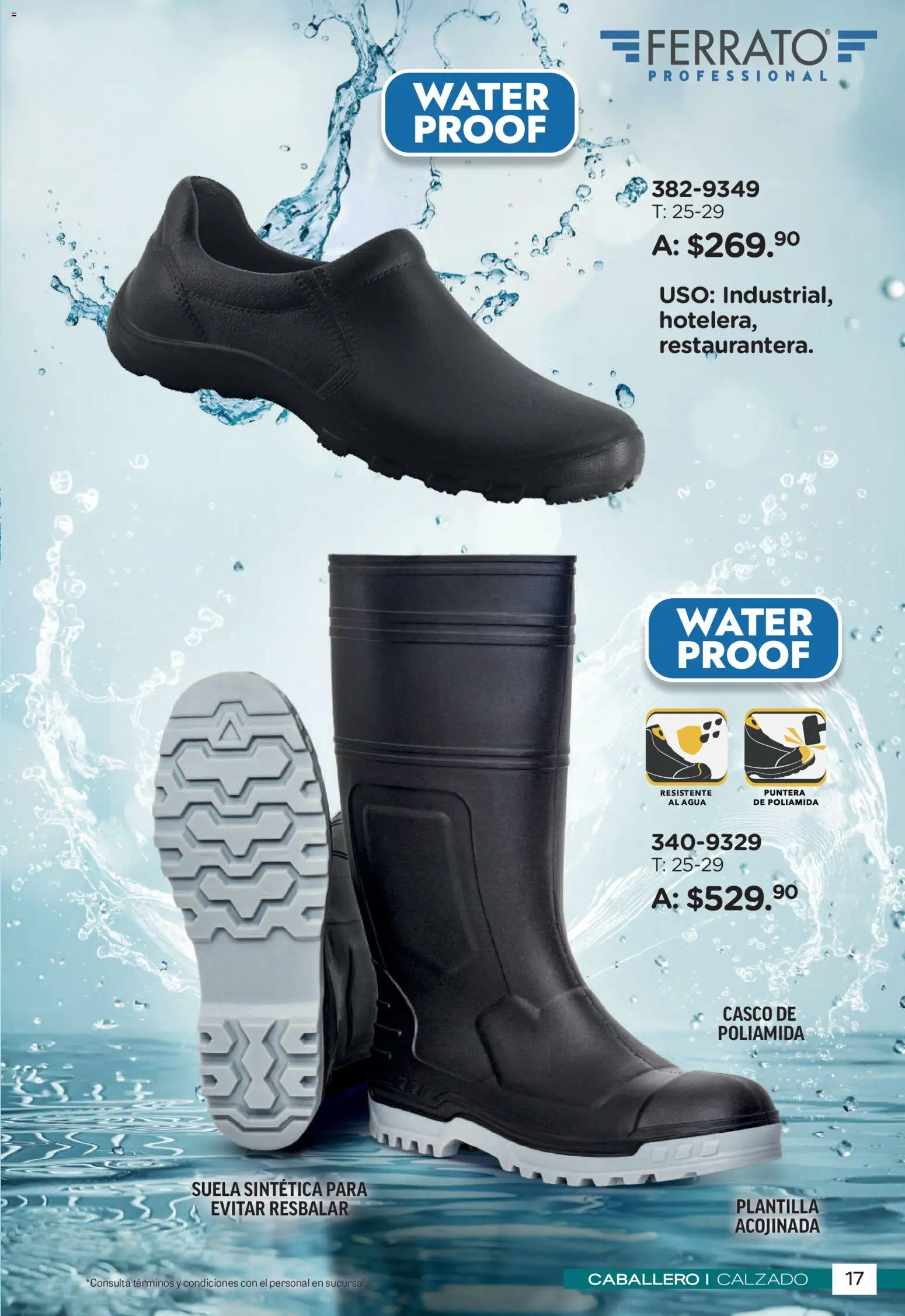 Nuevas ofertas de Andrea válidas en toda la República Mexicana desde el 26/04/2026. ¡Encuentra las mejores ofertas en Andrea catálogo Botas de Lluvia! | Página: 17 | Productos: Agua