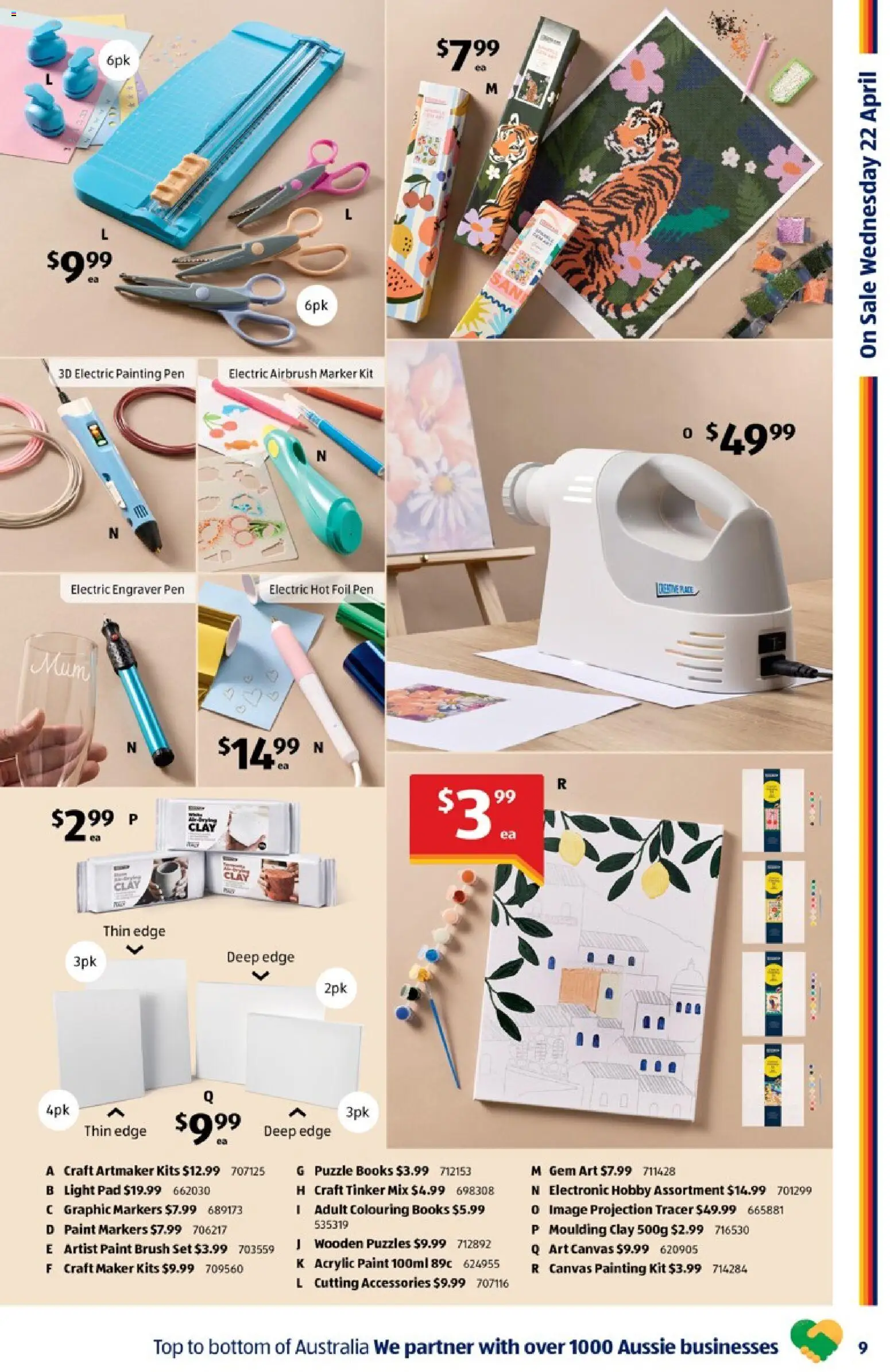 Aldi catalogue - valid from 15.04.2026 | Page: 9 | Products: Light, Brush, Kits, Accessories