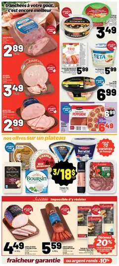 Preview of Metro circulaire - Mon épicier from shop Metro valid from Oct 1, 2026 | Page: 16 | Products: Turkey, Cheese, Salami, Protein