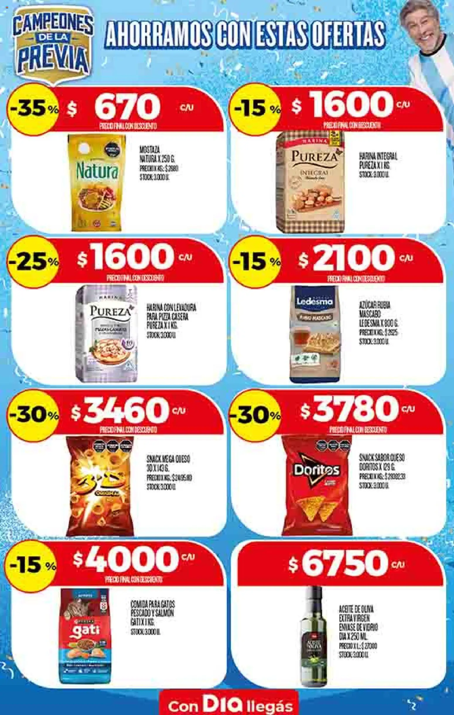 Supermercado DIA Ofertas │ válido desde el 20.05.2026 | Página: 39 | Productos: Harina, Pescado, Mostaza, Queso