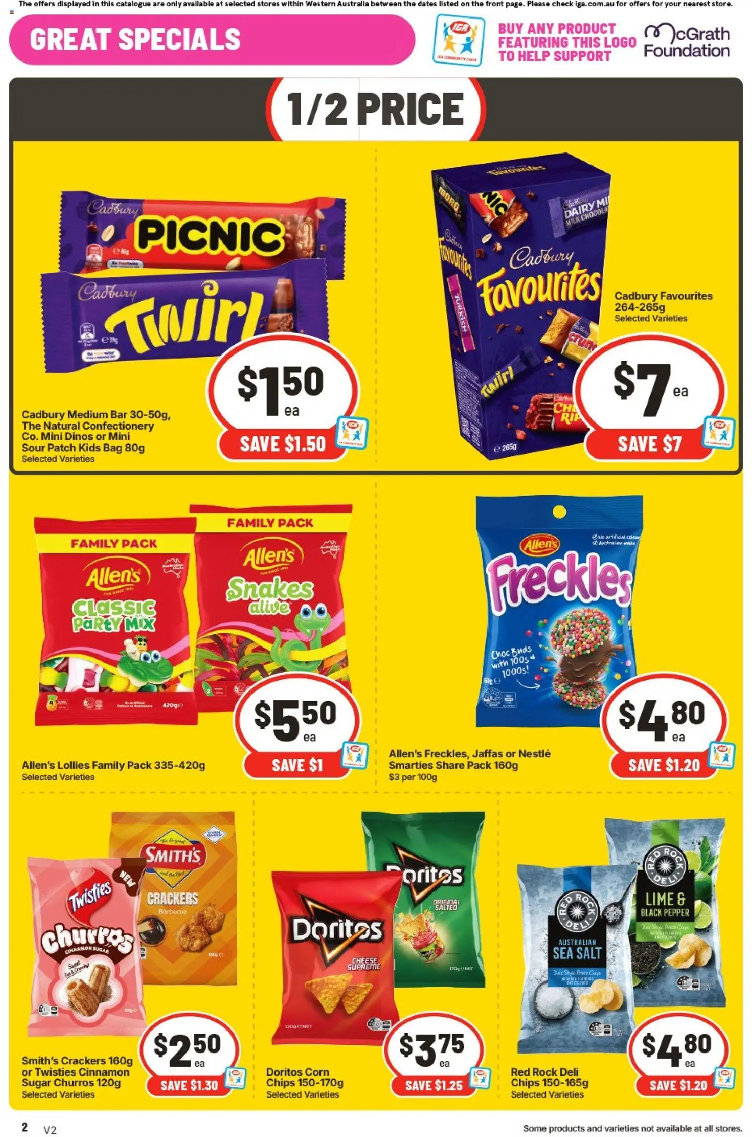 IGA catalogue - valid from 23/09/2026 | Page: 10 | Products: Confectionery, Corn, Chips, Bag