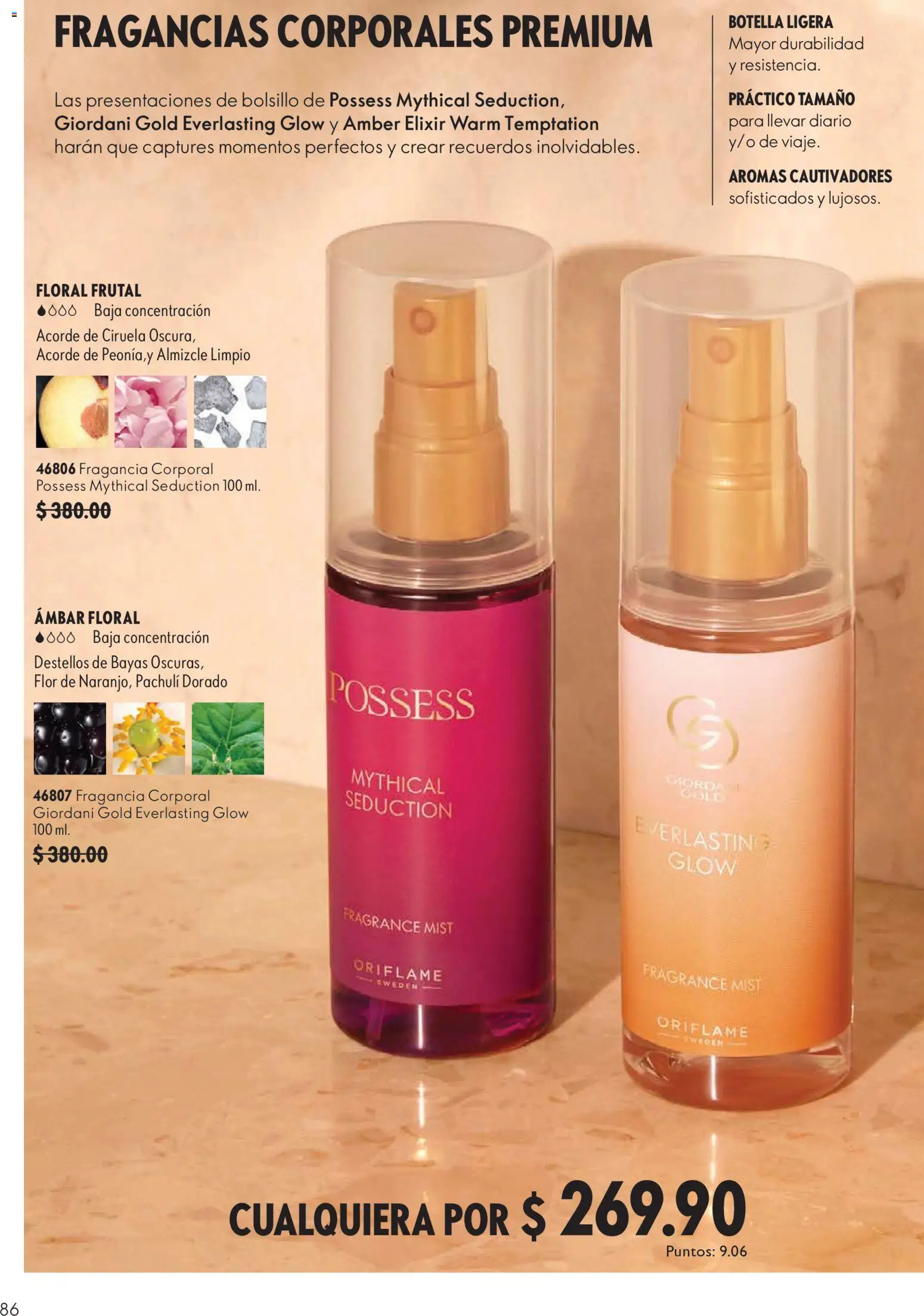 Nuevas ofertas de Oriflame válidas en toda la República Mexicana desde el 03/10/2026. ¡Encuentra las mejores ofertas en Oriflame campaña 14 2026! | Página: 86
