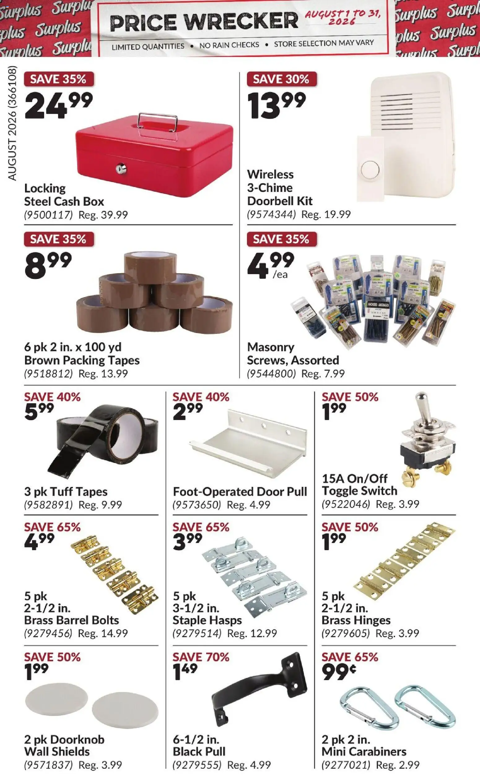 Princess Auto flyer valid from Aug 1, 2026 | Page: 11 | Products: Box