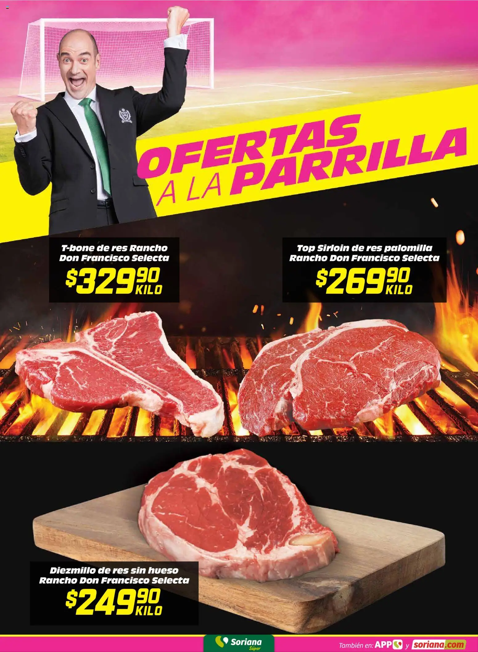 Nuevas ofertas de Soriana válidas en toda la República Mexicana desde el 12.06.2026. ¡Encuentra las mejores ofertas en Soriana Fin de Semana Súper: Saltillo y Torreón! | Página: 5 | Productos: Res, Parrilla, Top