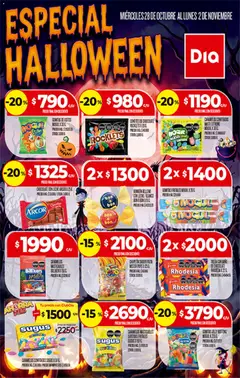 Vista previa Supermercado DIA  - Folleto Halloween válido desde el 28/10/2026
