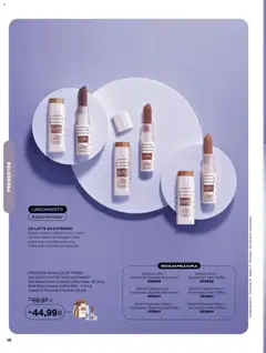 Avon folheto - Campanha 08 - Pré-Visualização do folheto da loja Avon, válido de 19.05.2026 | Página: 16 | Produtos: Batom, Iluminador