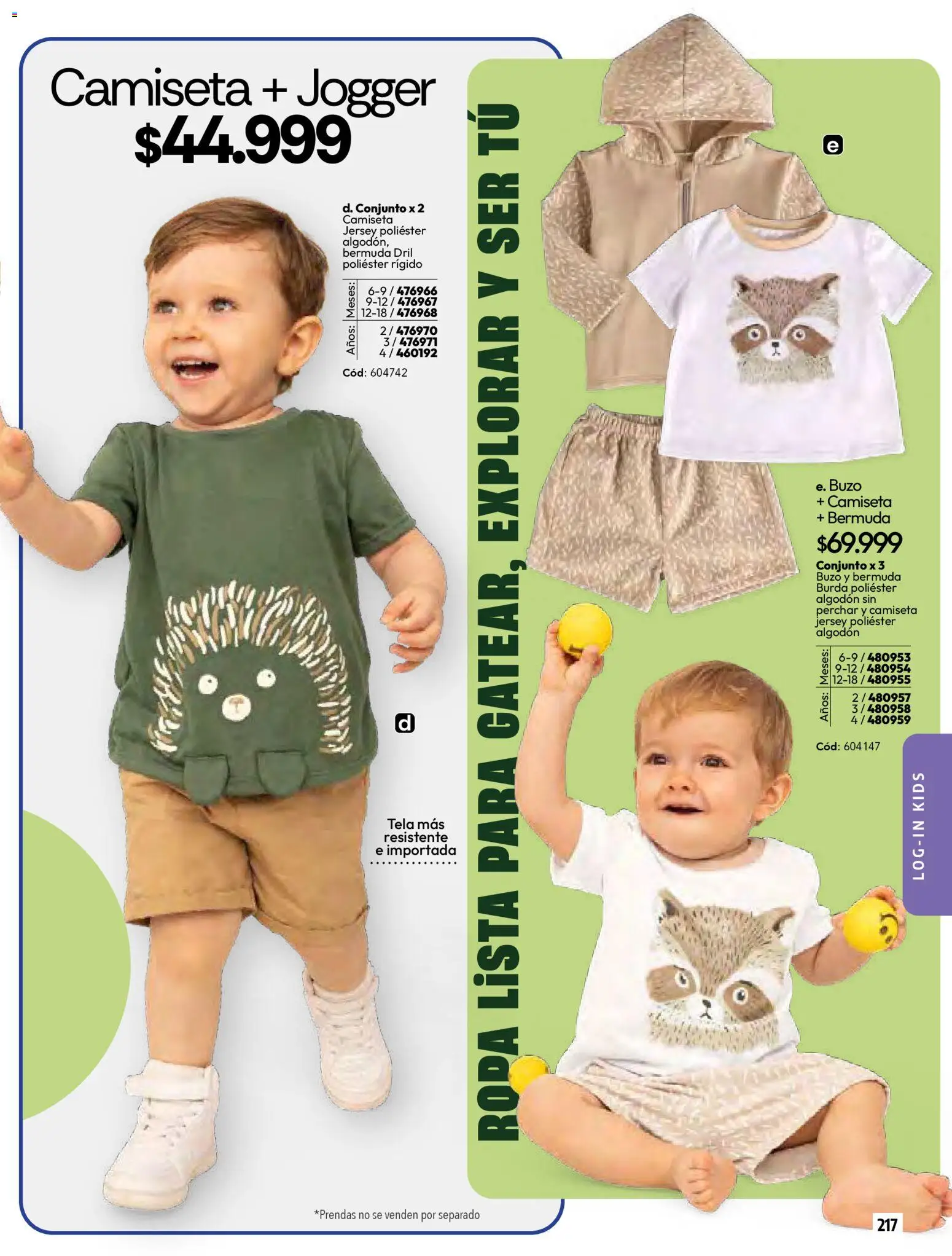 Pacifika revista - valida desde el 01.03.2026 | Página: 219 | Productos: Bermuda, Buzo, Conjunto, Ropa
