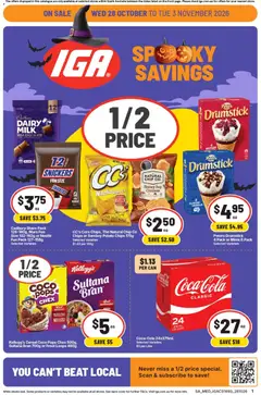 Preview of IGA catalogue SA - valid from 28/10/2026
