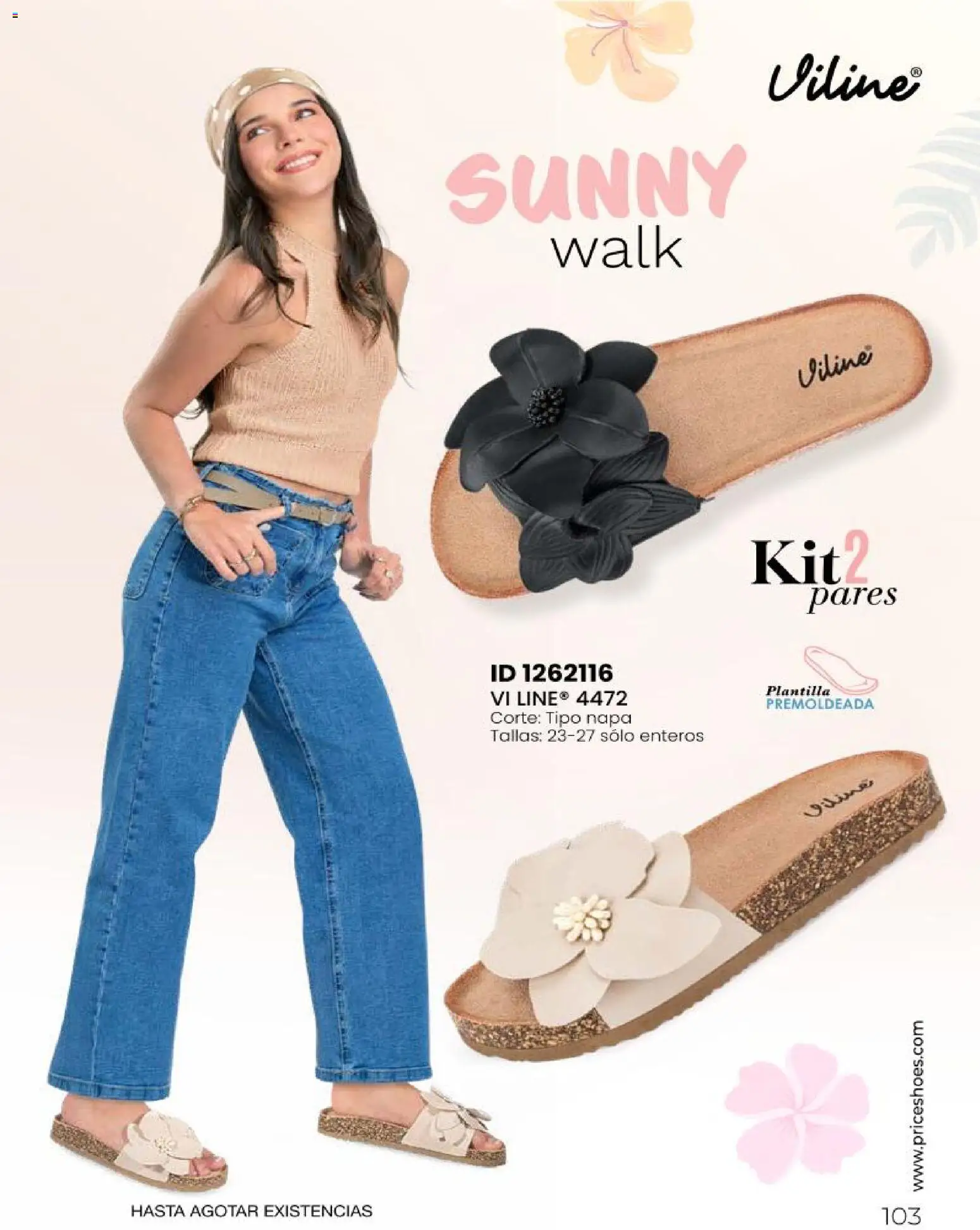 Nuevas ofertas de Price Shoes válidas en toda la República Mexicana desde el 23/06/2026. ¡Encuentra las mejores ofertas en Price Shoes catálogo Sandalias 2026! | Página: 103