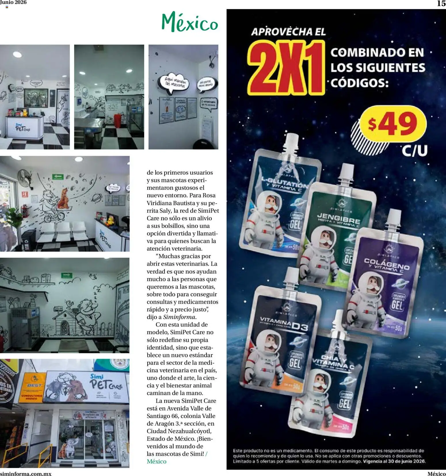 Nuevas ofertas de Farmacias Similares válidas en toda la República Mexicana desde el 01.06.2026. ¡Encuentra las mejores ofertas en Farmacias Similares catálogo! | Página: 15